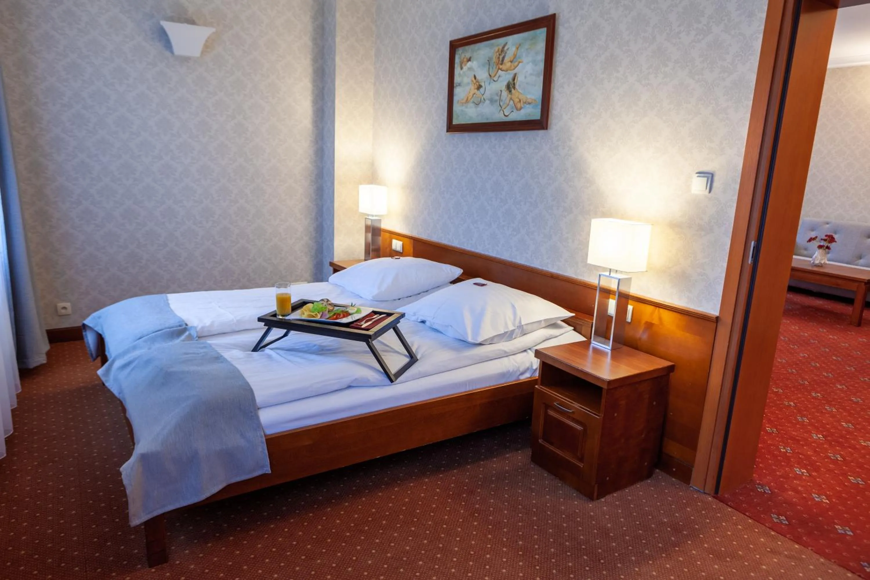 Bed in Eurohotel Swarzędz