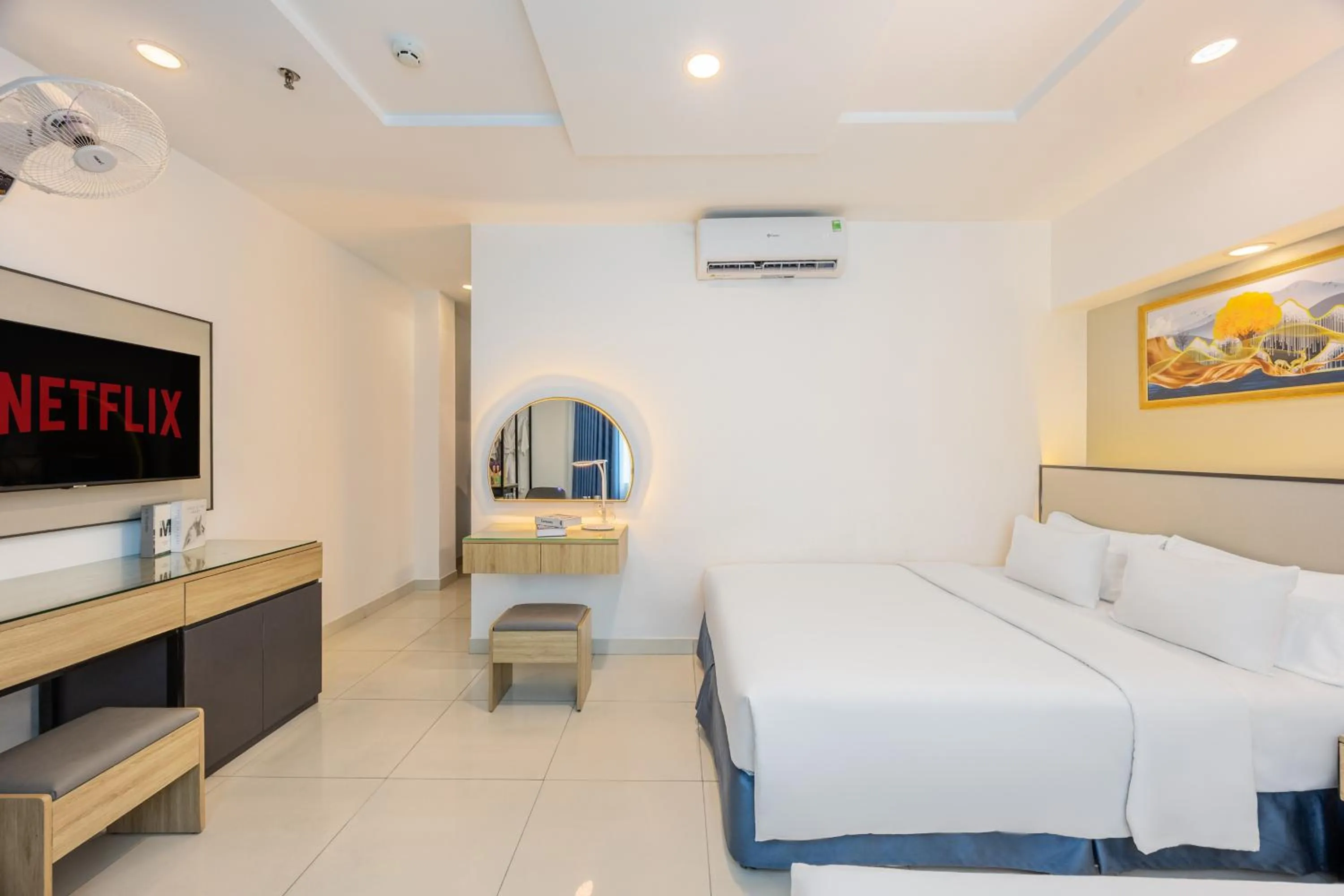 Bedroom, Bed in A25 Hotel - 14 Lương Hữu Khánh