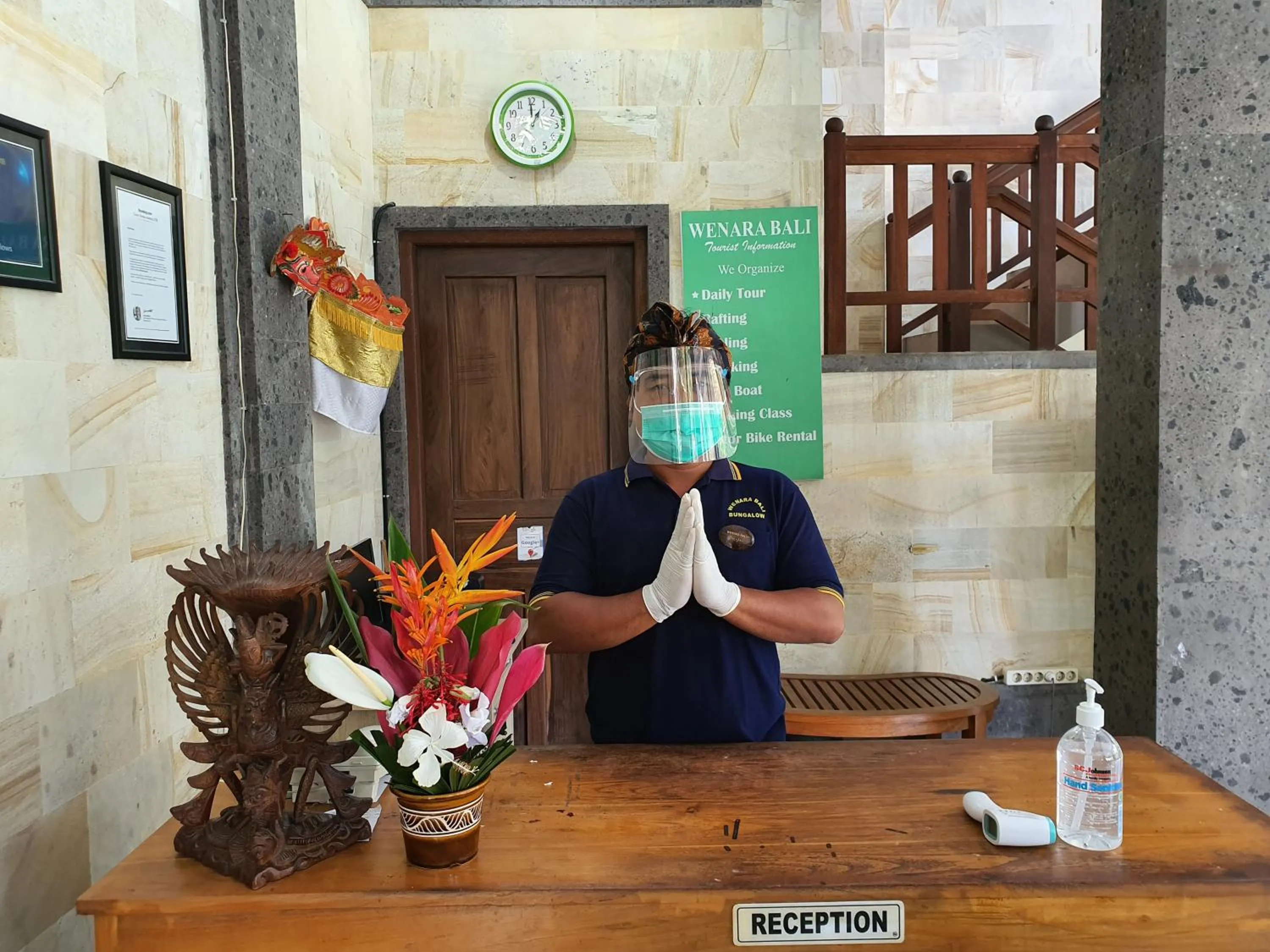 Lobby or reception in Wenara Bali Bungalows