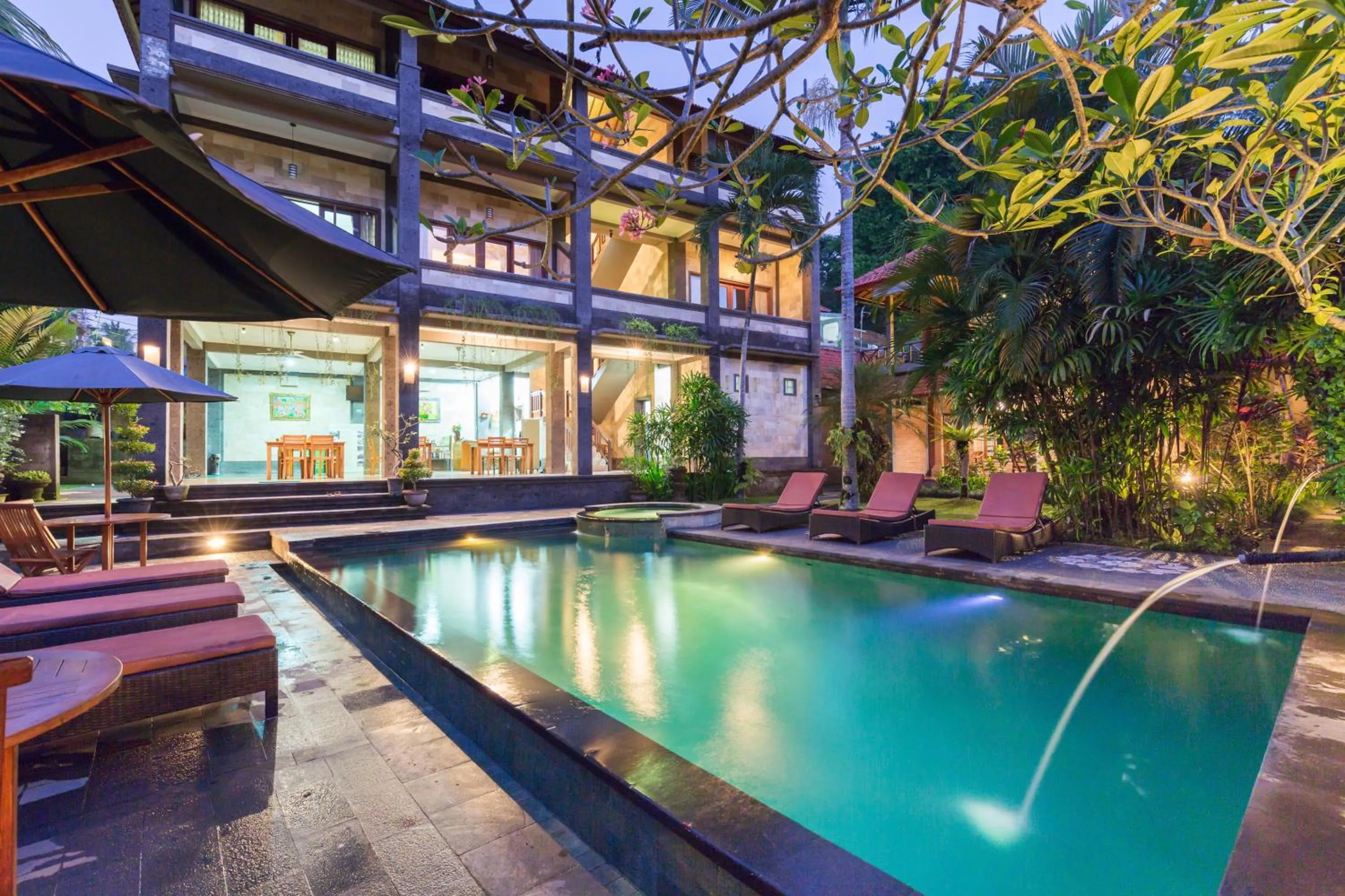 Swimming pool in Wenara Bali Bungalows