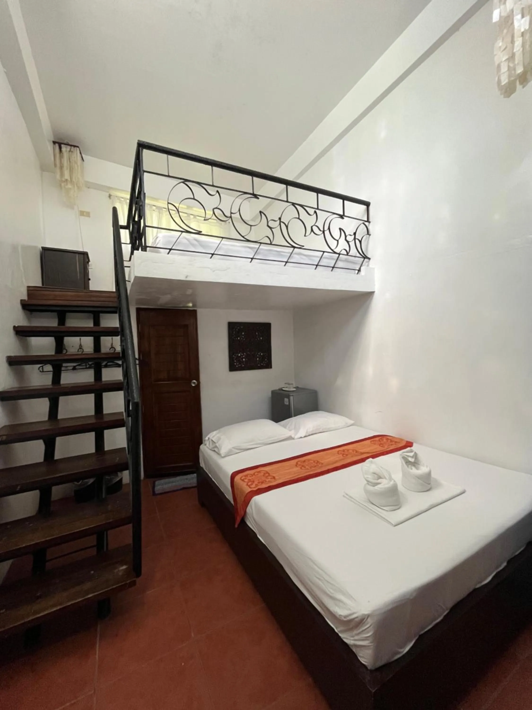 Bed in Boracay Ocean Bay Hotel