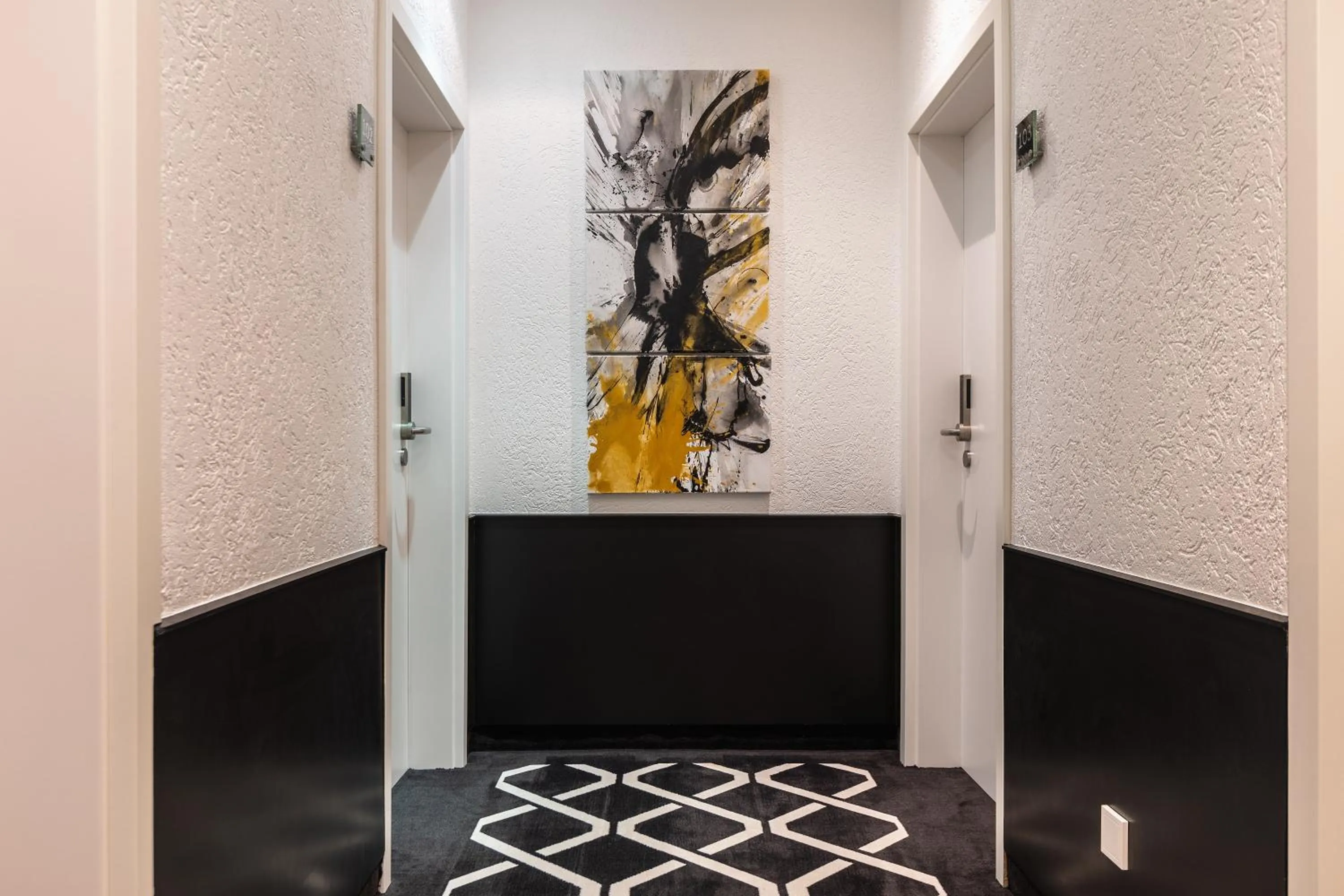 Decorative detail in SMARTY Hotel Euler Homburg, Saar - KONTAKTLOSER SELF CHECK-IN