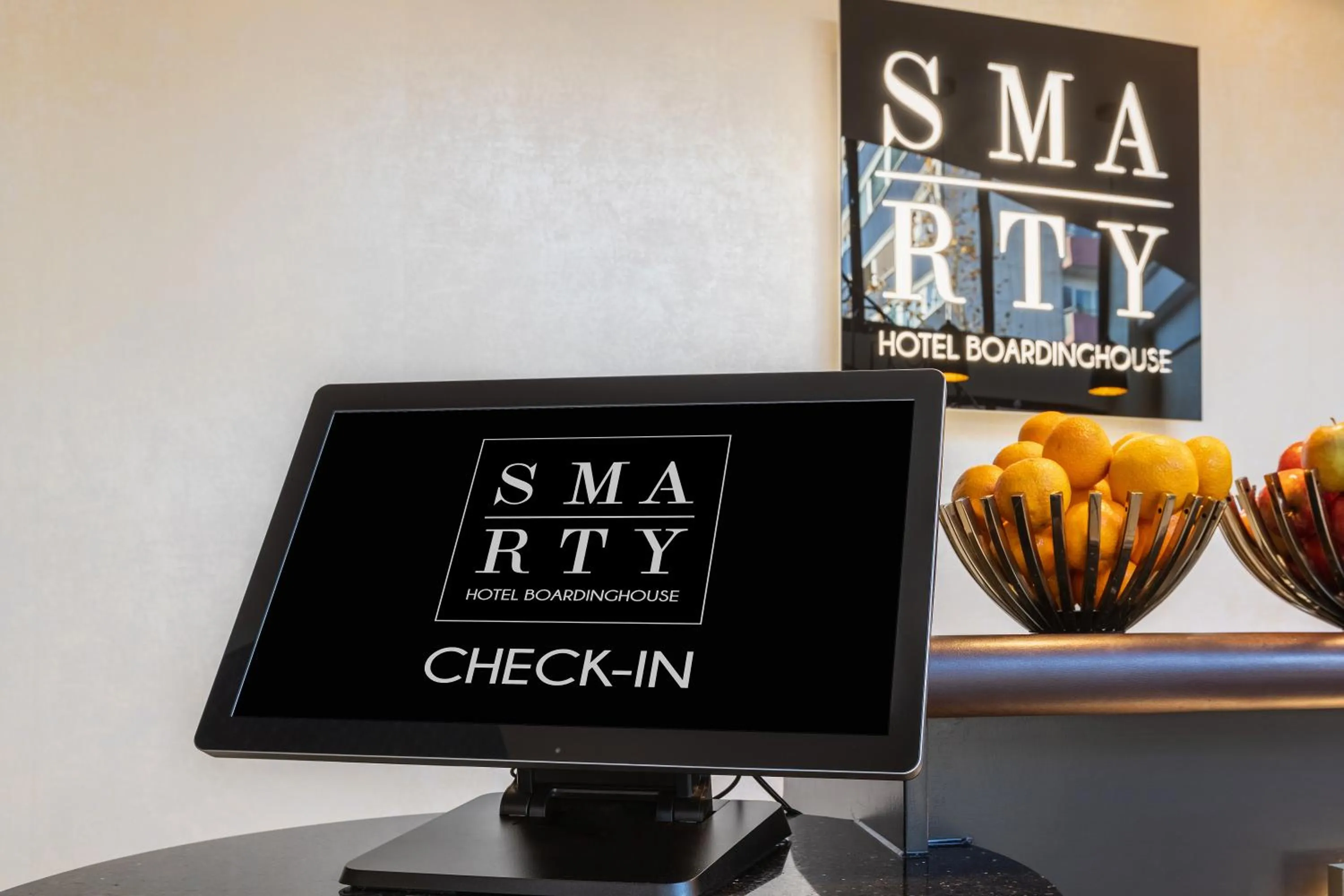 Lobby or reception in SMARTY Hotel Euler Homburg, Saar - KONTAKTLOSER SELF CHECK-IN
