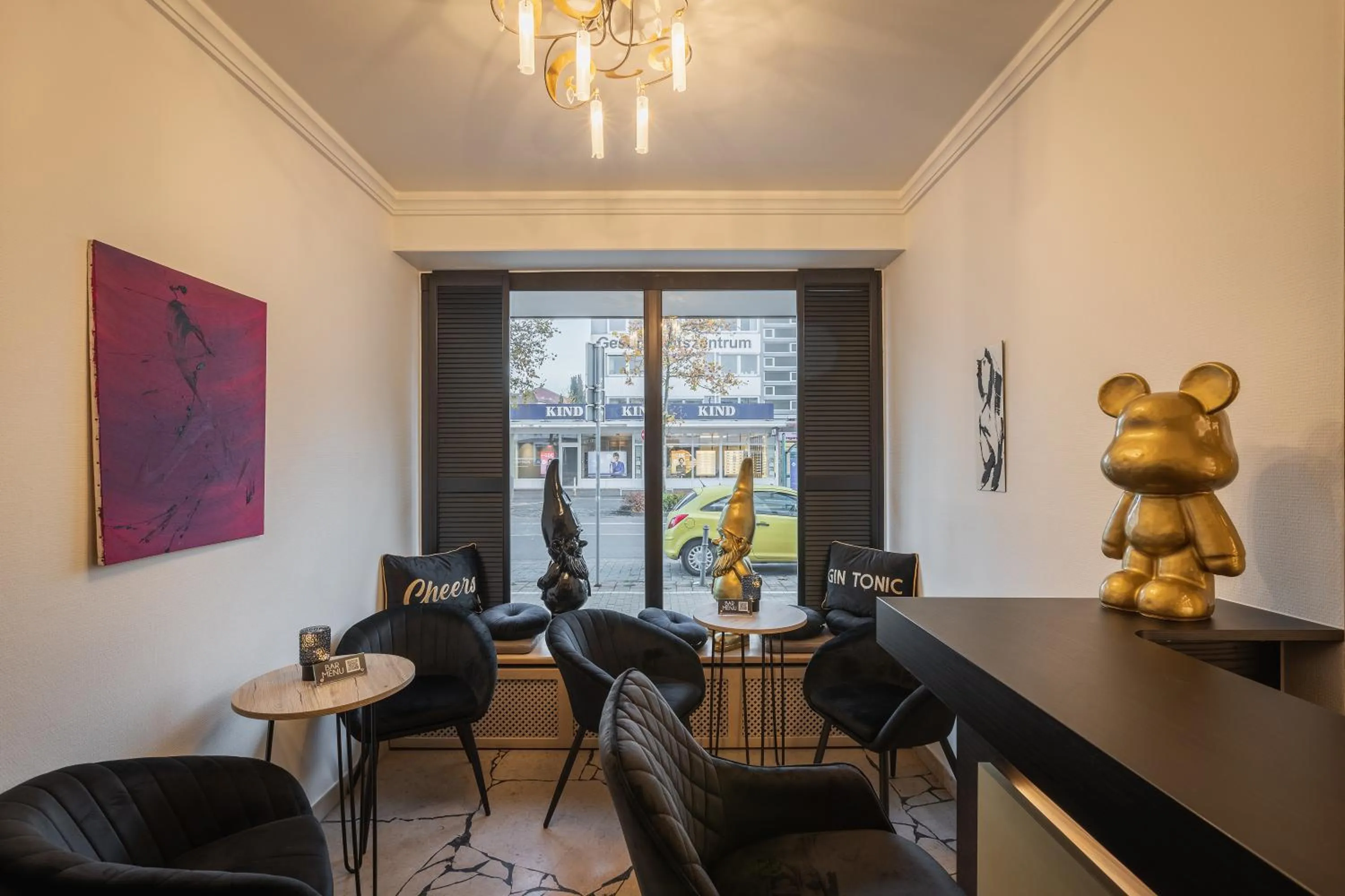 Lounge or bar in SMARTY Hotel Euler Homburg, Saar - KONTAKTLOSER SELF CHECK-IN