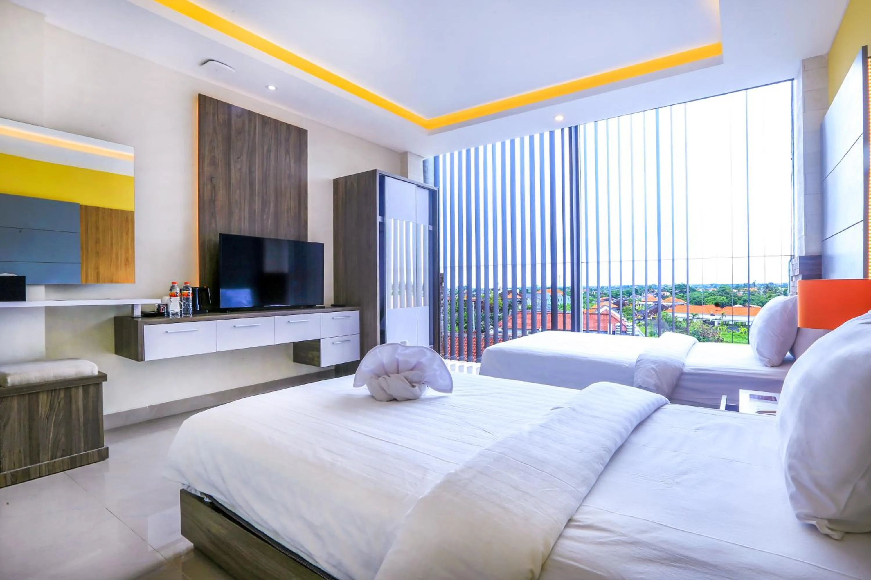 Bed in Canggu Dream Village Hotel and Suites