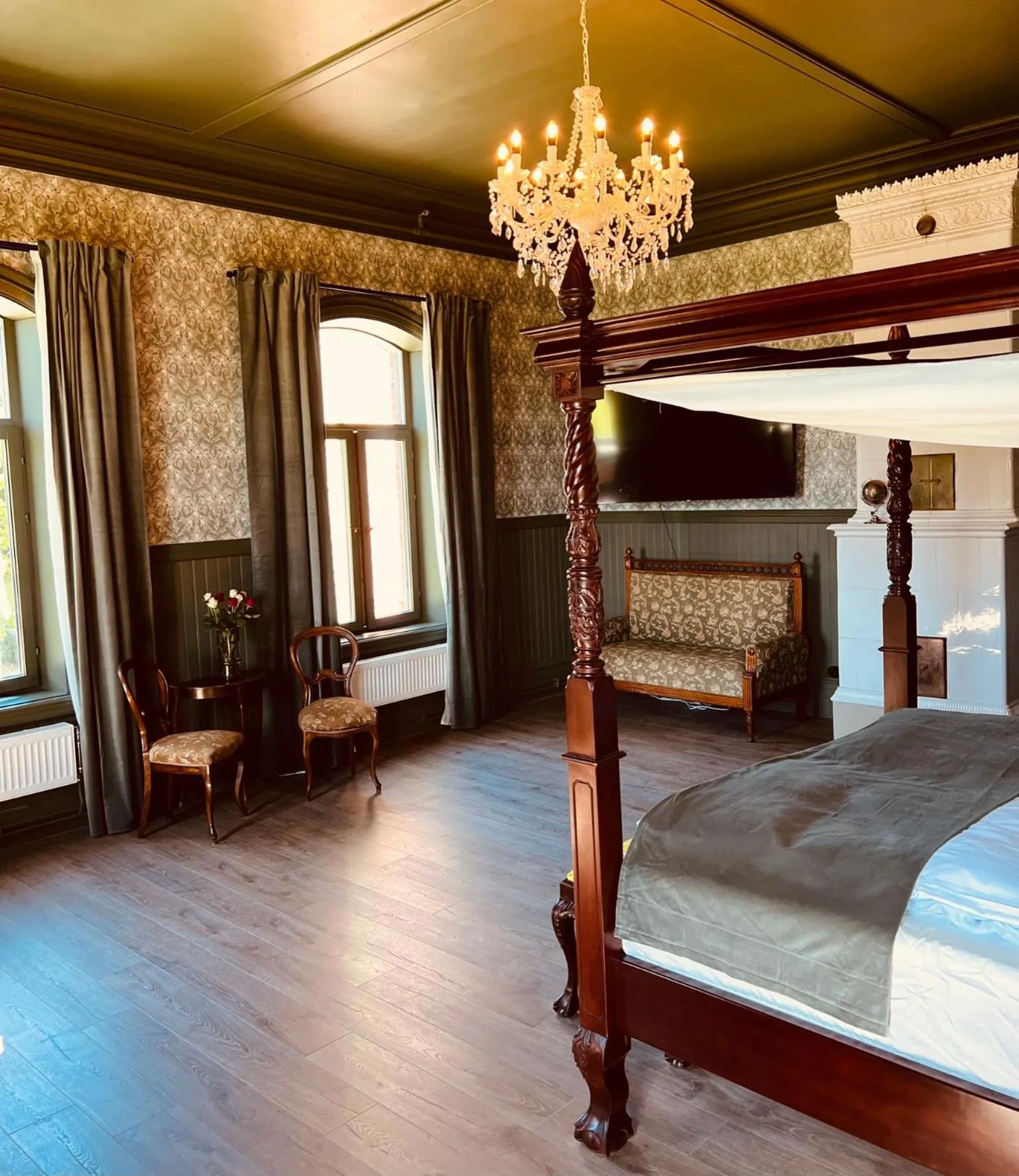 Bed in Torreby Slott Hotel & Golf