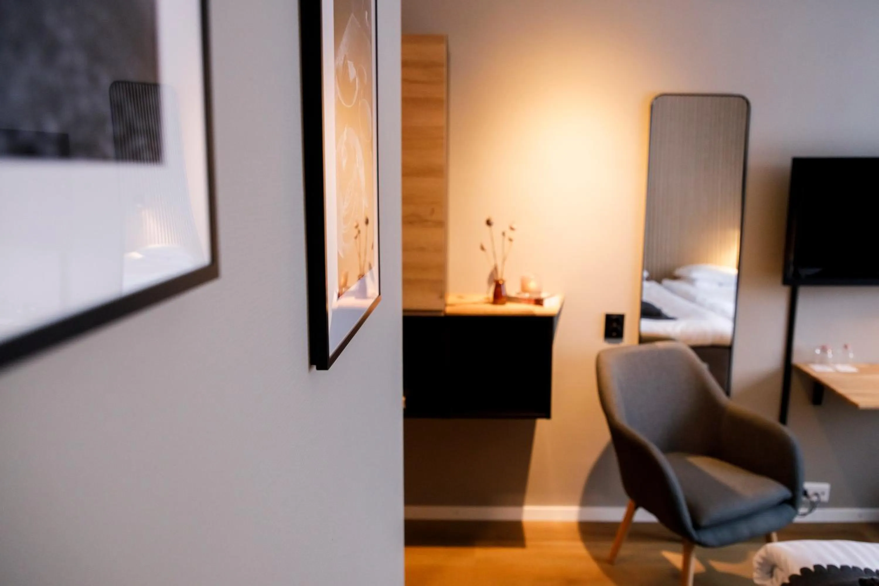 Photo of the whole room, Bed in Hotell Nyboholm