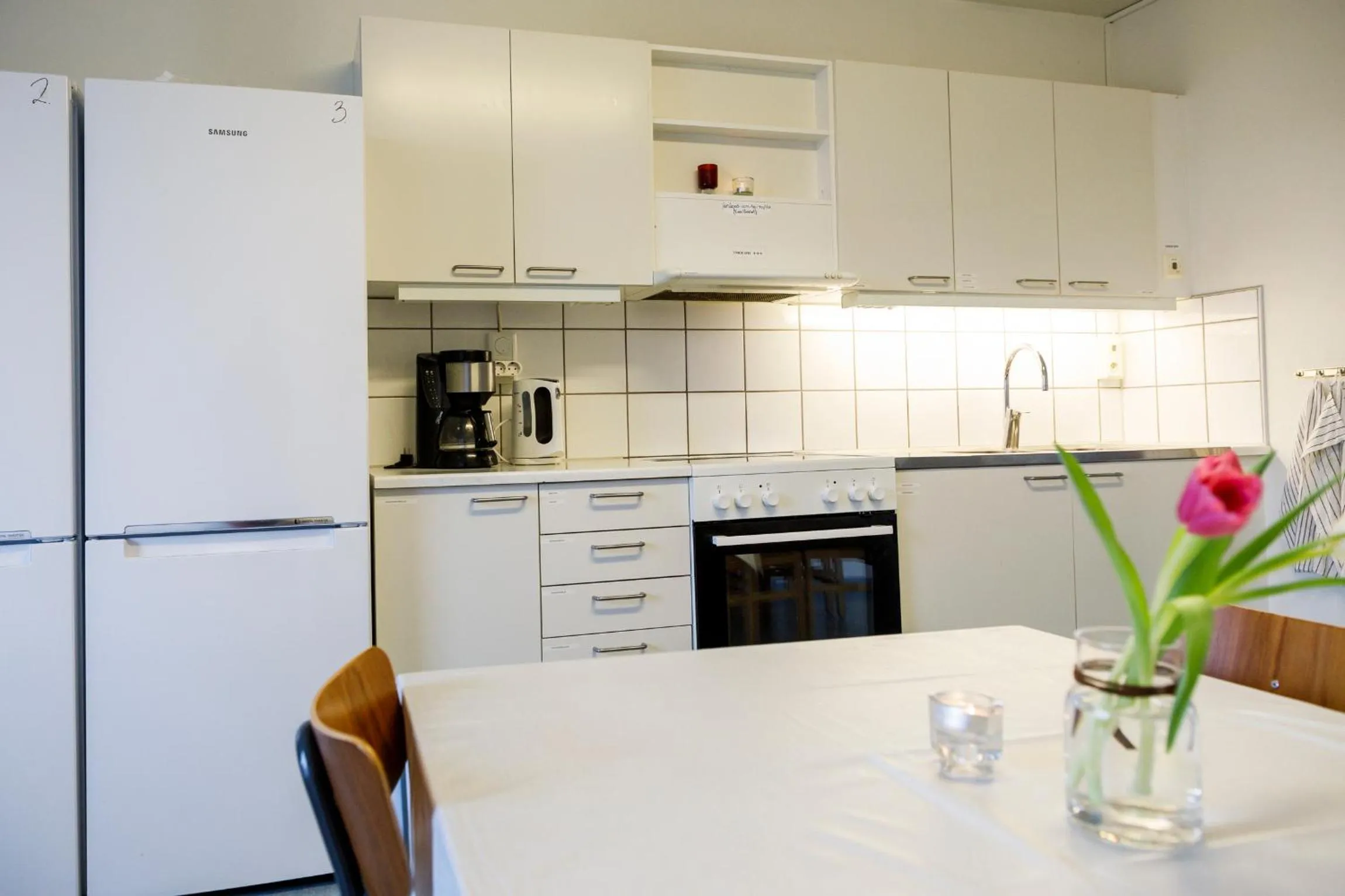 Kitchen or kitchenette in Hotell Nyboholm