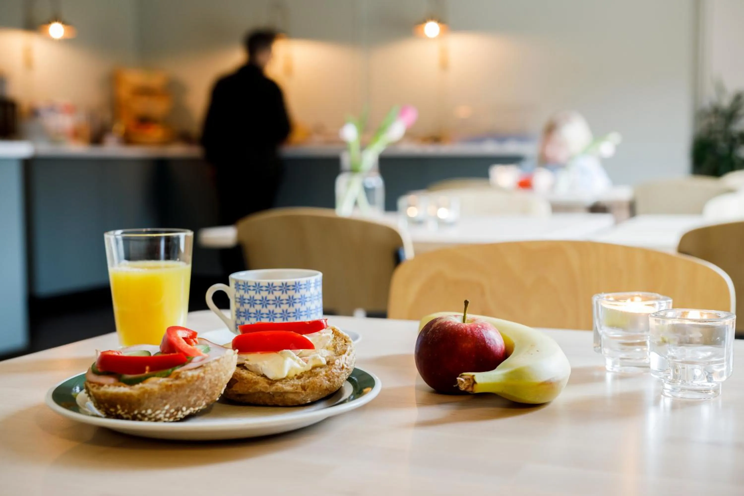 Buffet breakfast in Hotell Nyboholm