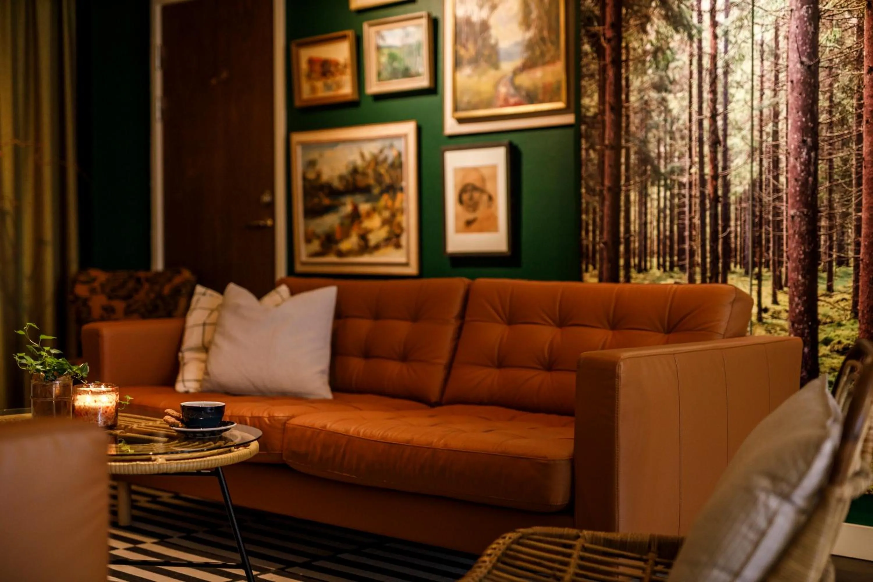 Lobby or reception in Hotell Nyboholm