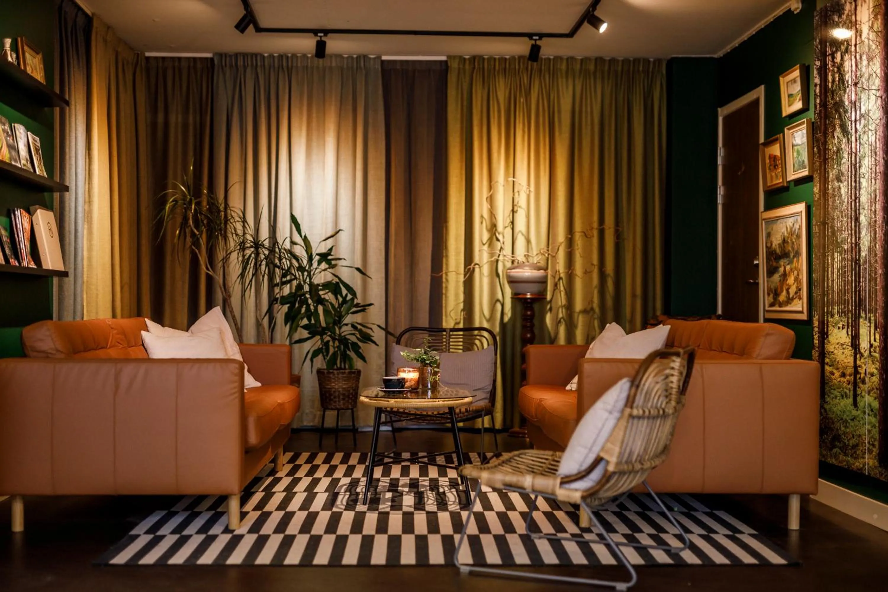 Lobby or reception in Hotell Nyboholm