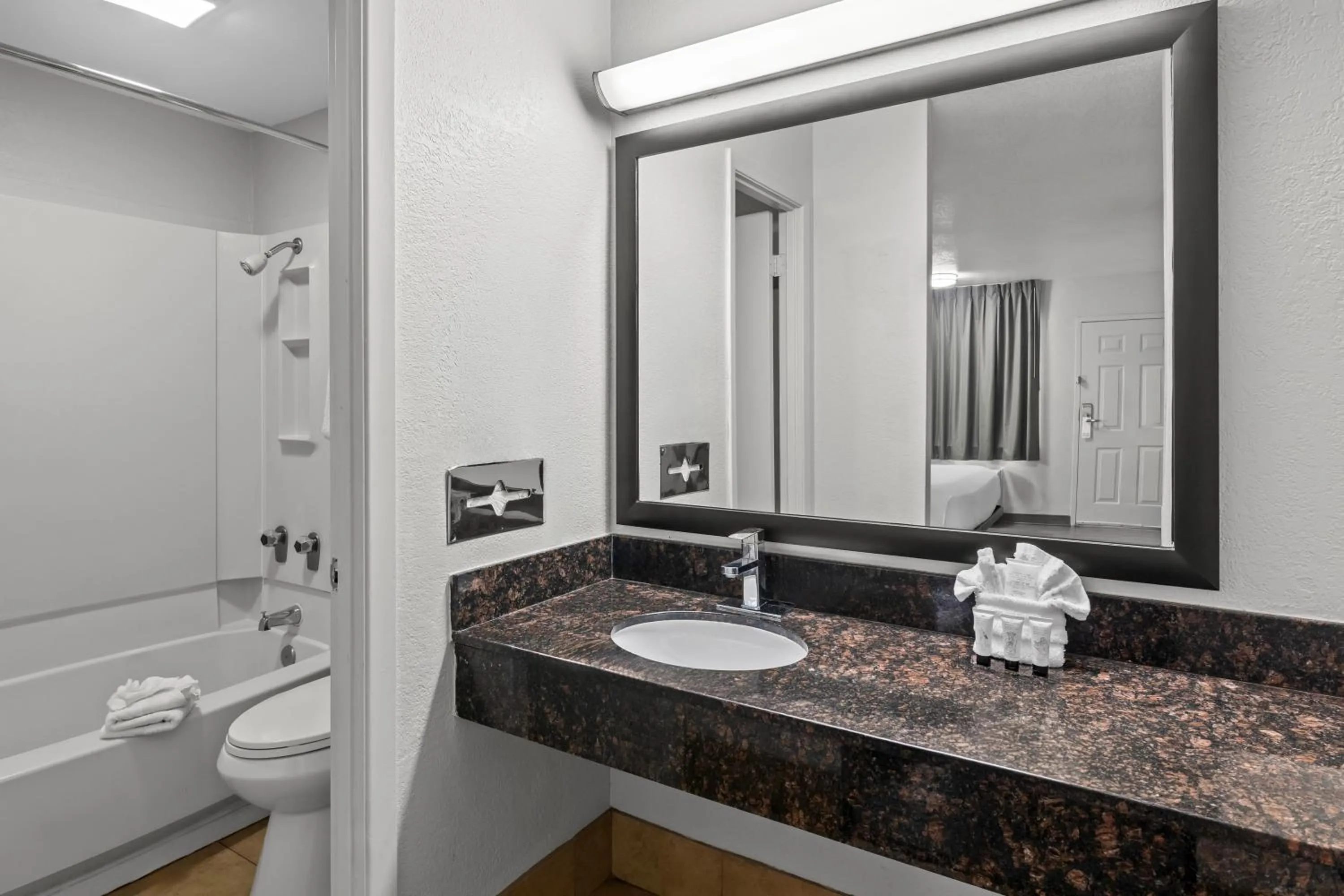 Bathroom in Americas Best Value Inn Austin