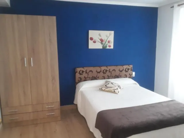 Bed in Hotel Abrego Reinosa