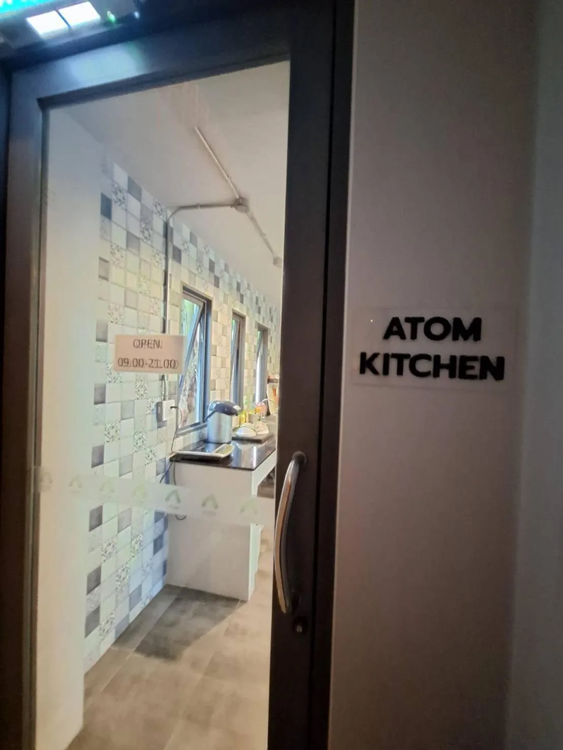 Kitchen or kitchenette in Atom Phuket Hotel