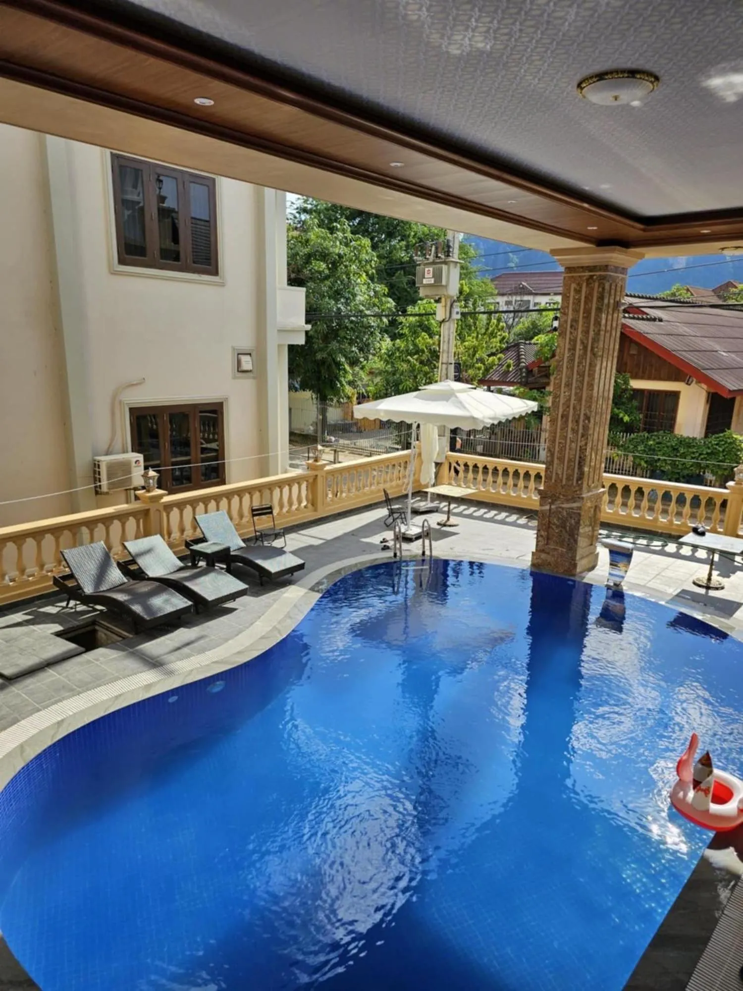 Swimming pool in Maylay Guesthouse
