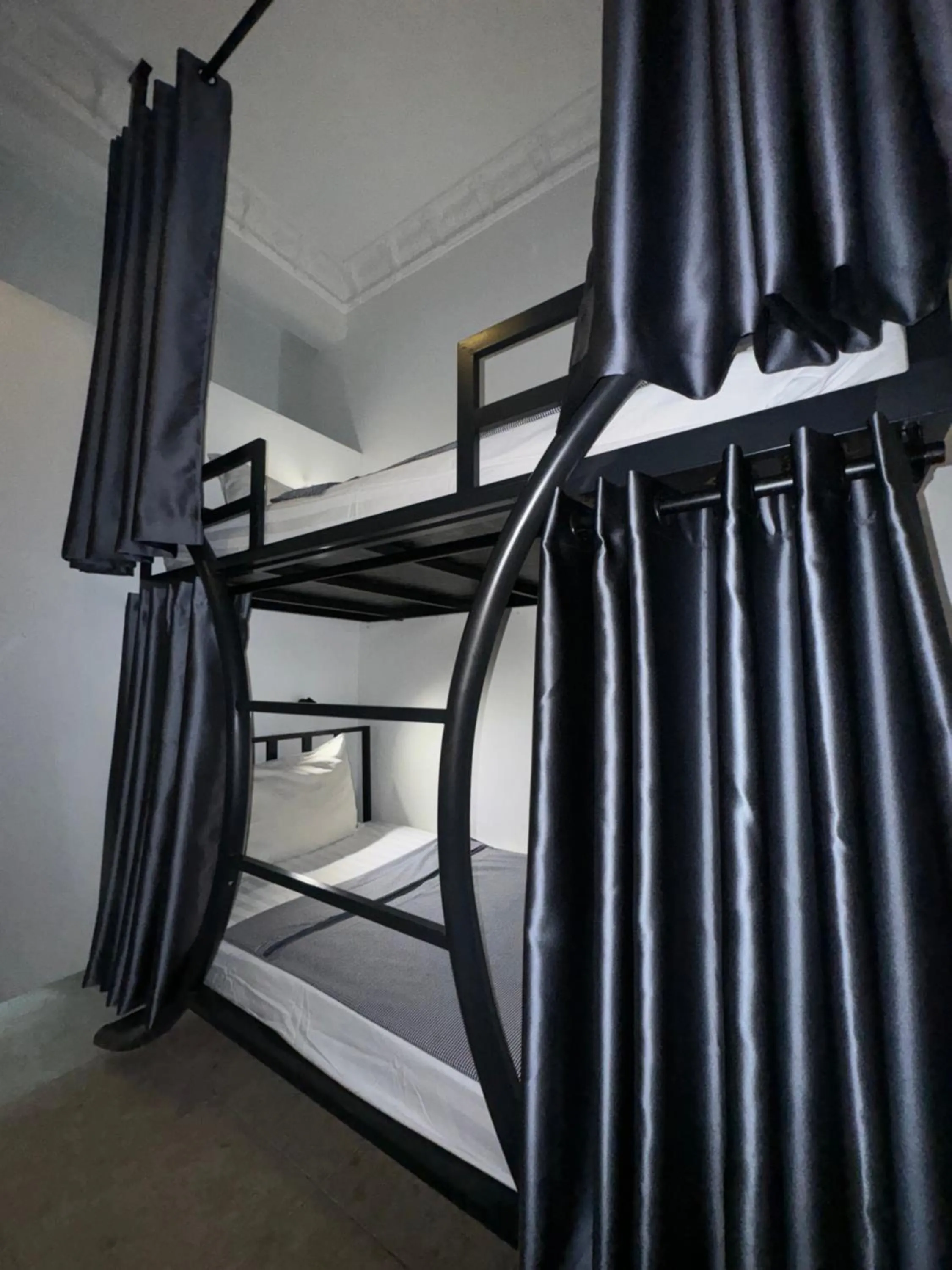 Bed in Poolside Villa