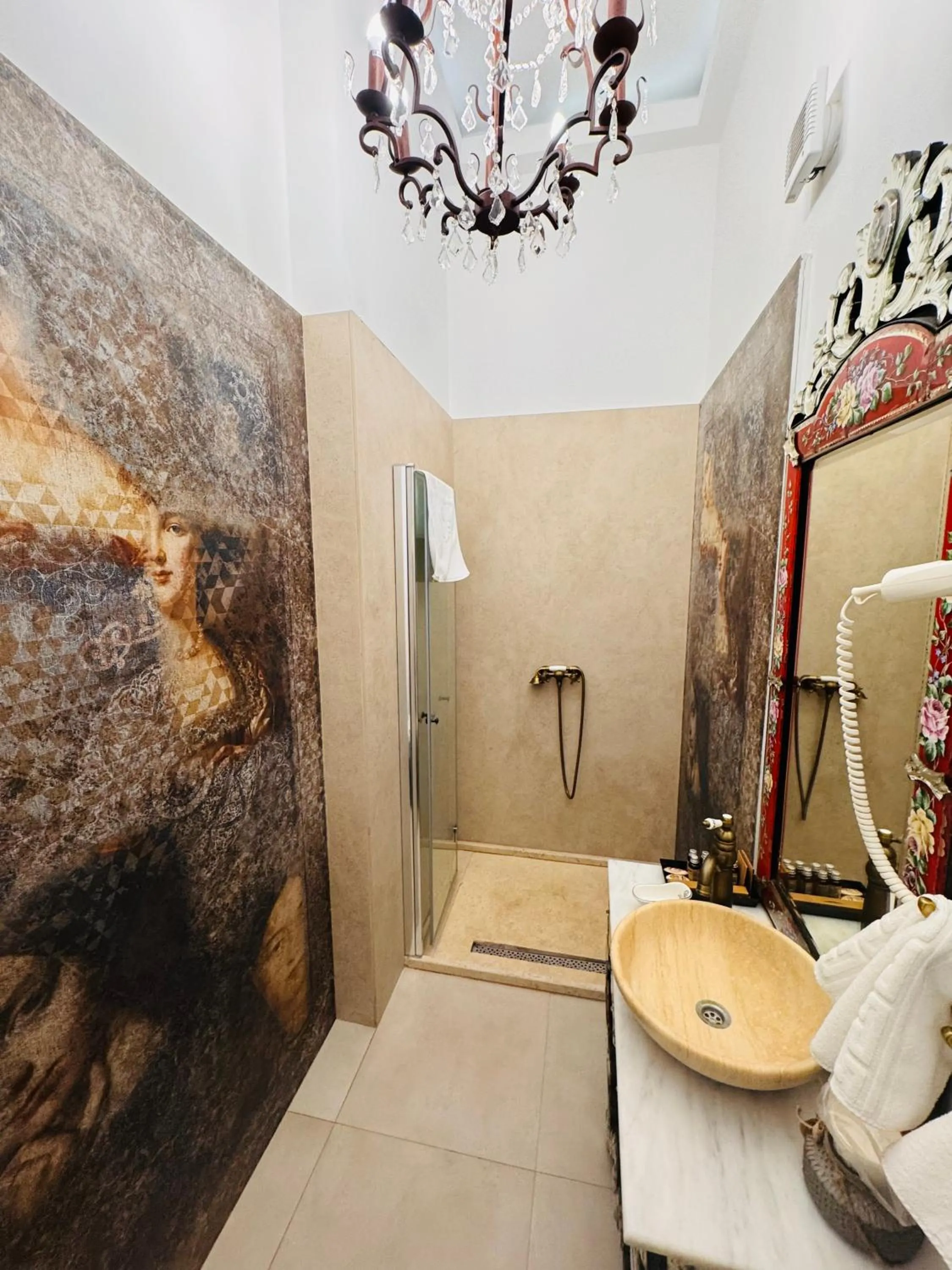 Shower in Conacul Coroanei Luxury Boutique Hotel