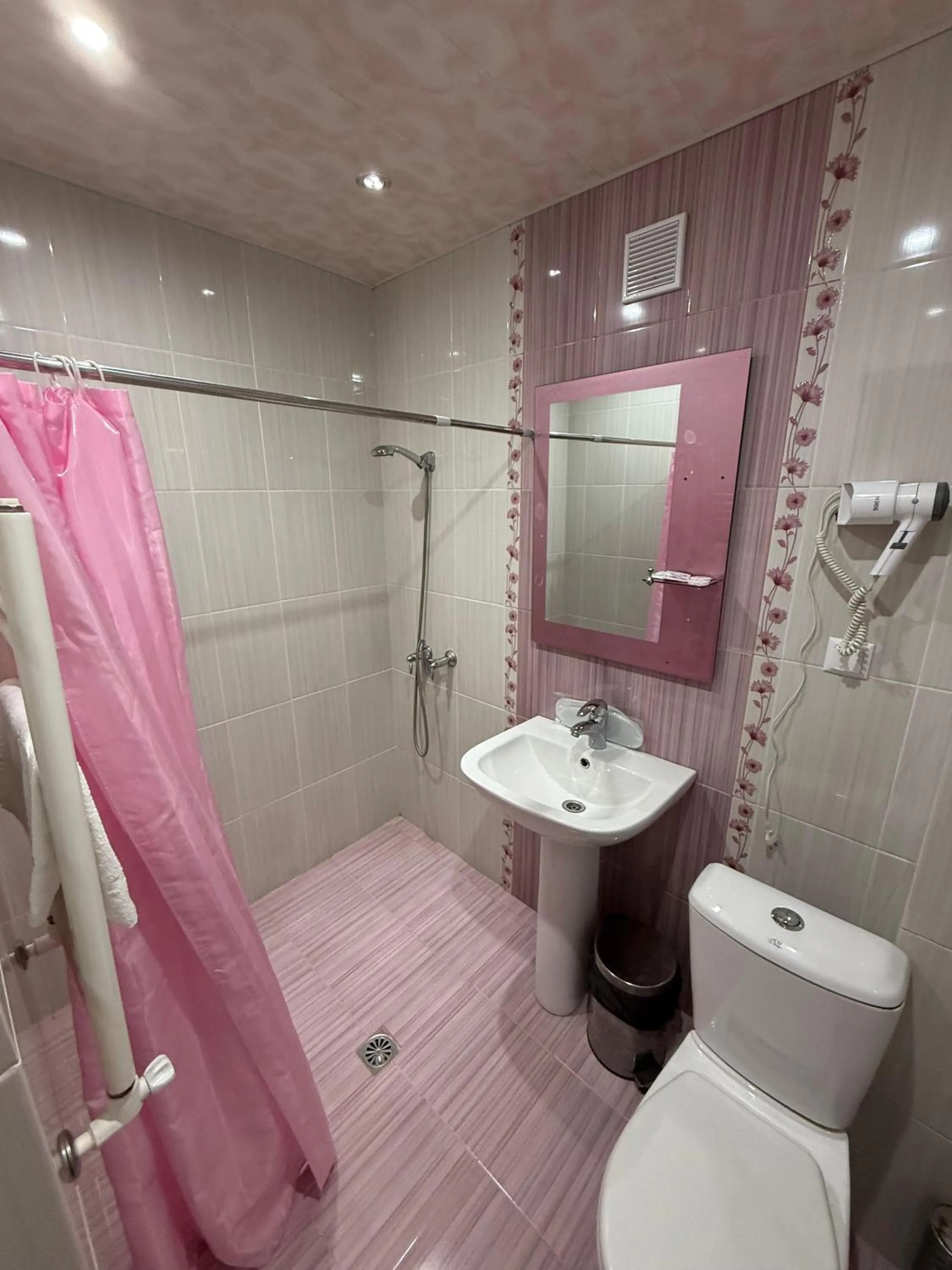 Shower in Odzun Hotel