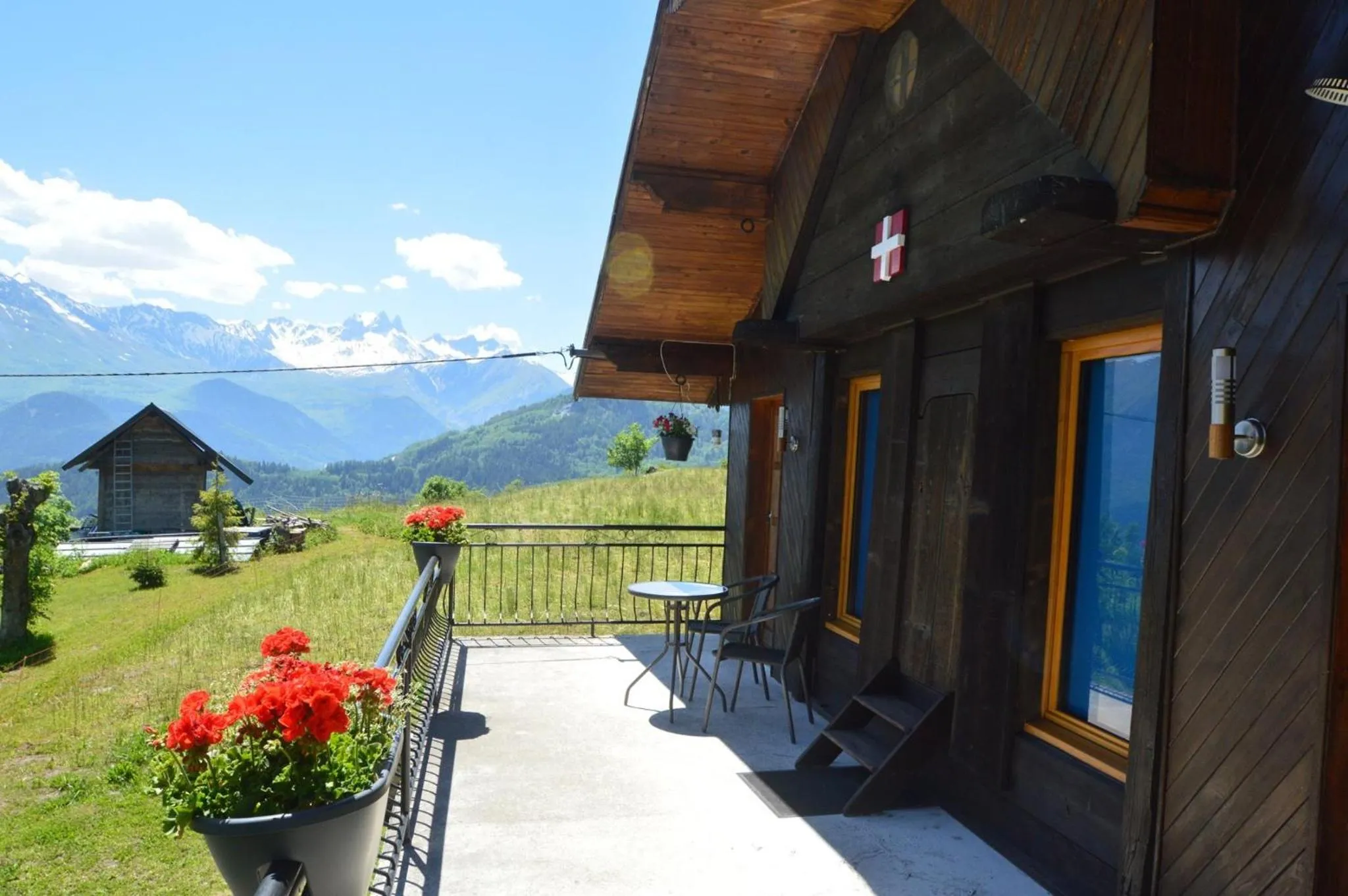 Balcony/Terrace in Le Petit Chalet-Leard