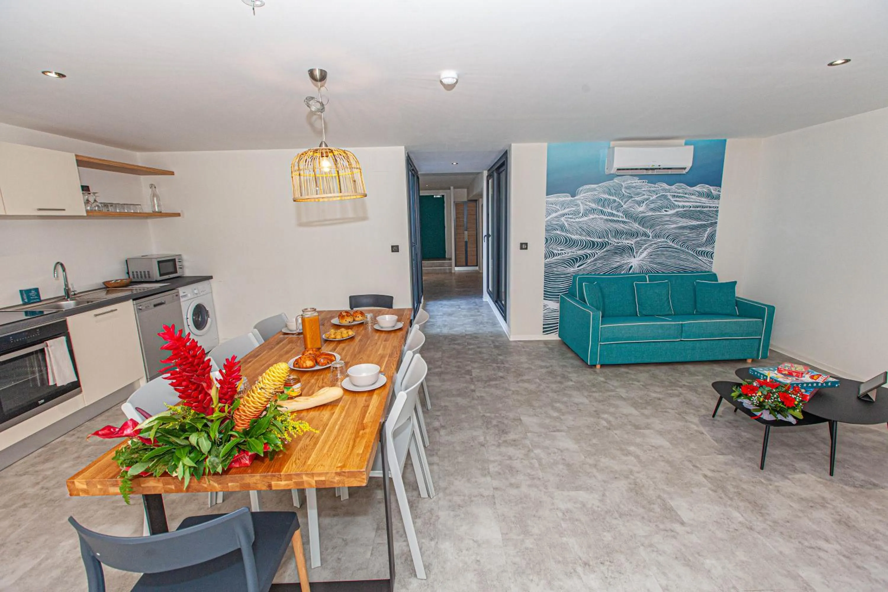 Kitchen or kitchenette in Résidence Santa Apolonia