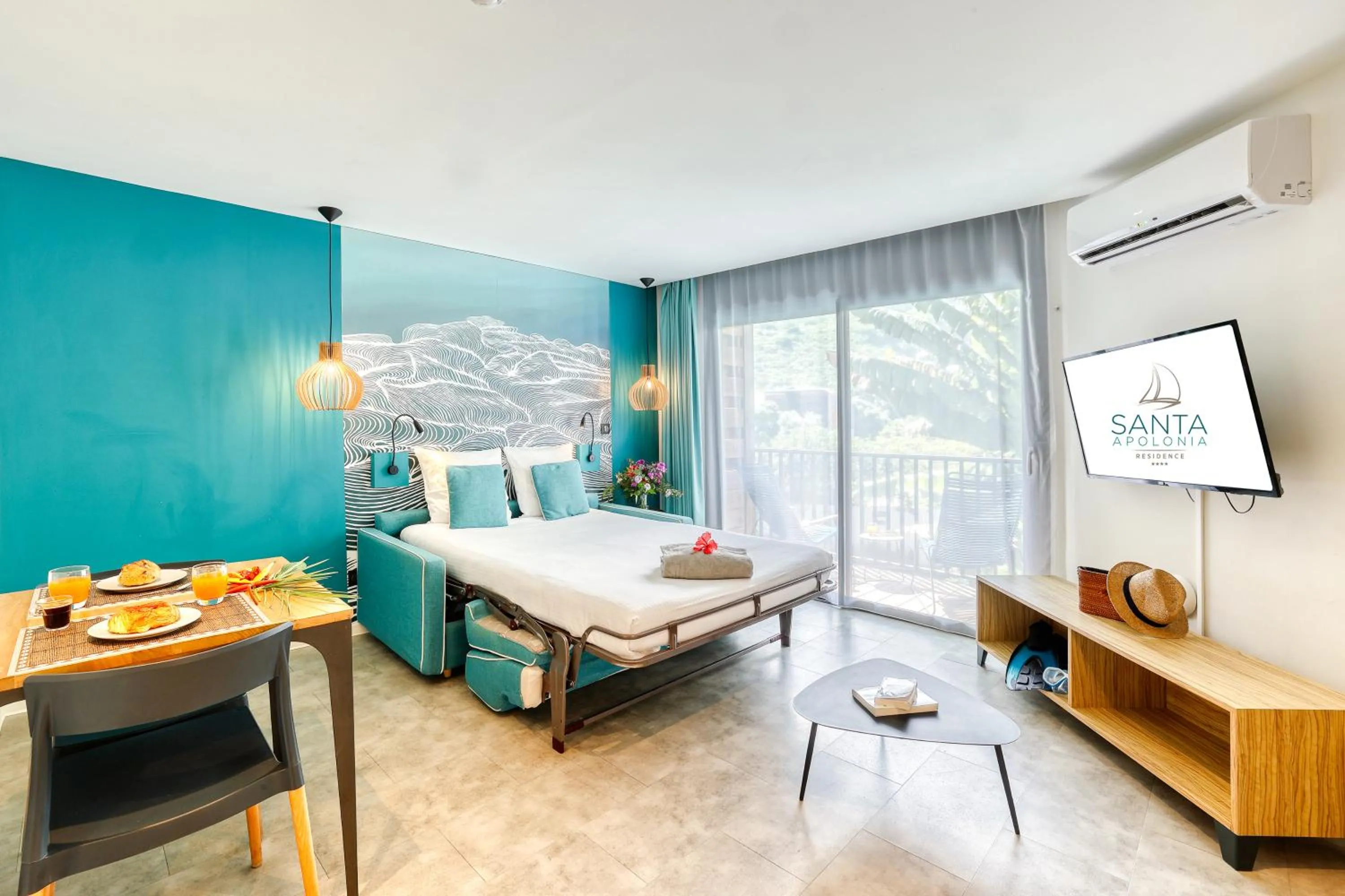 Bed in Résidence Santa Apolonia