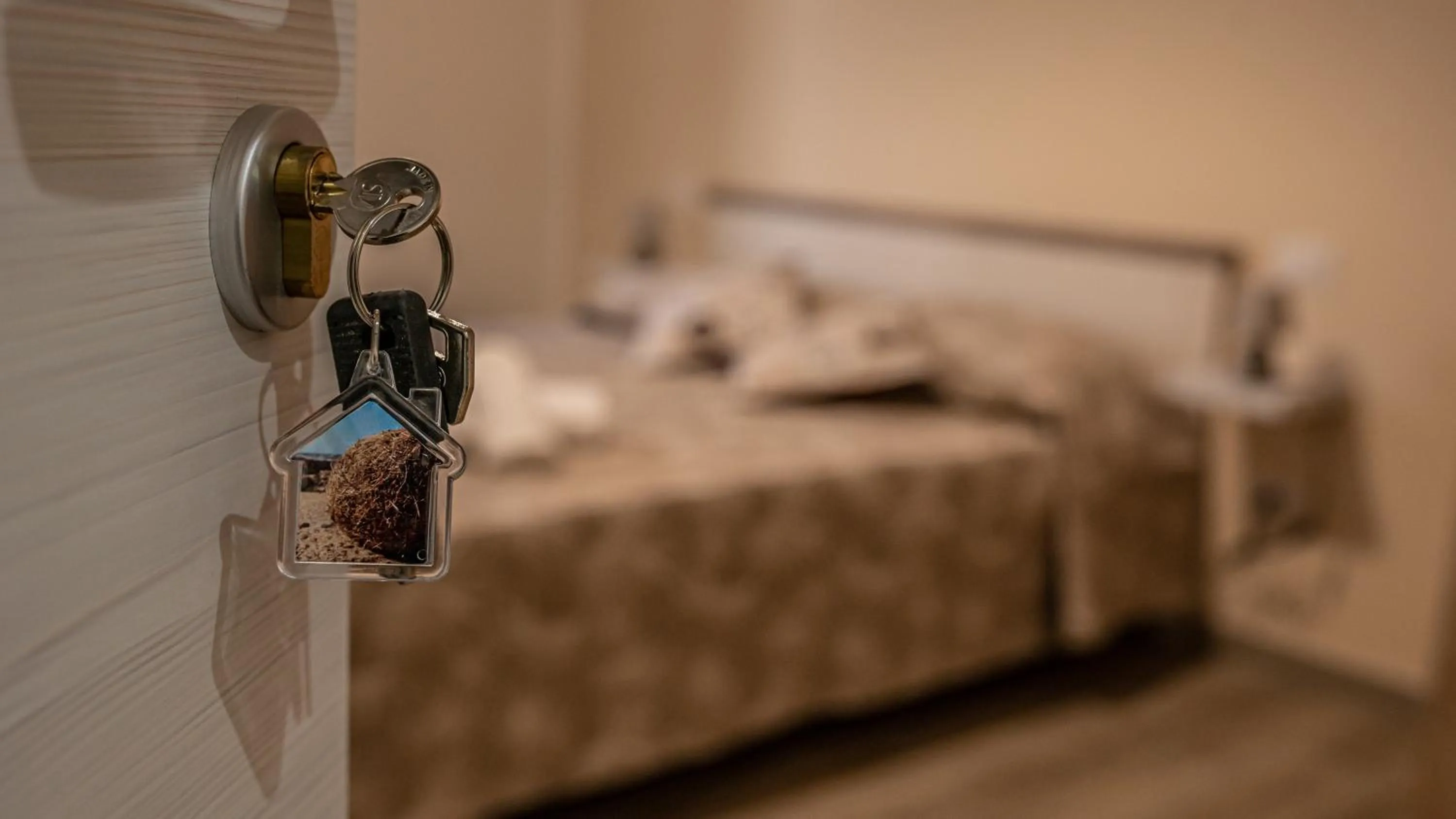 Photo of the whole room, Bed in BOSS Guest House