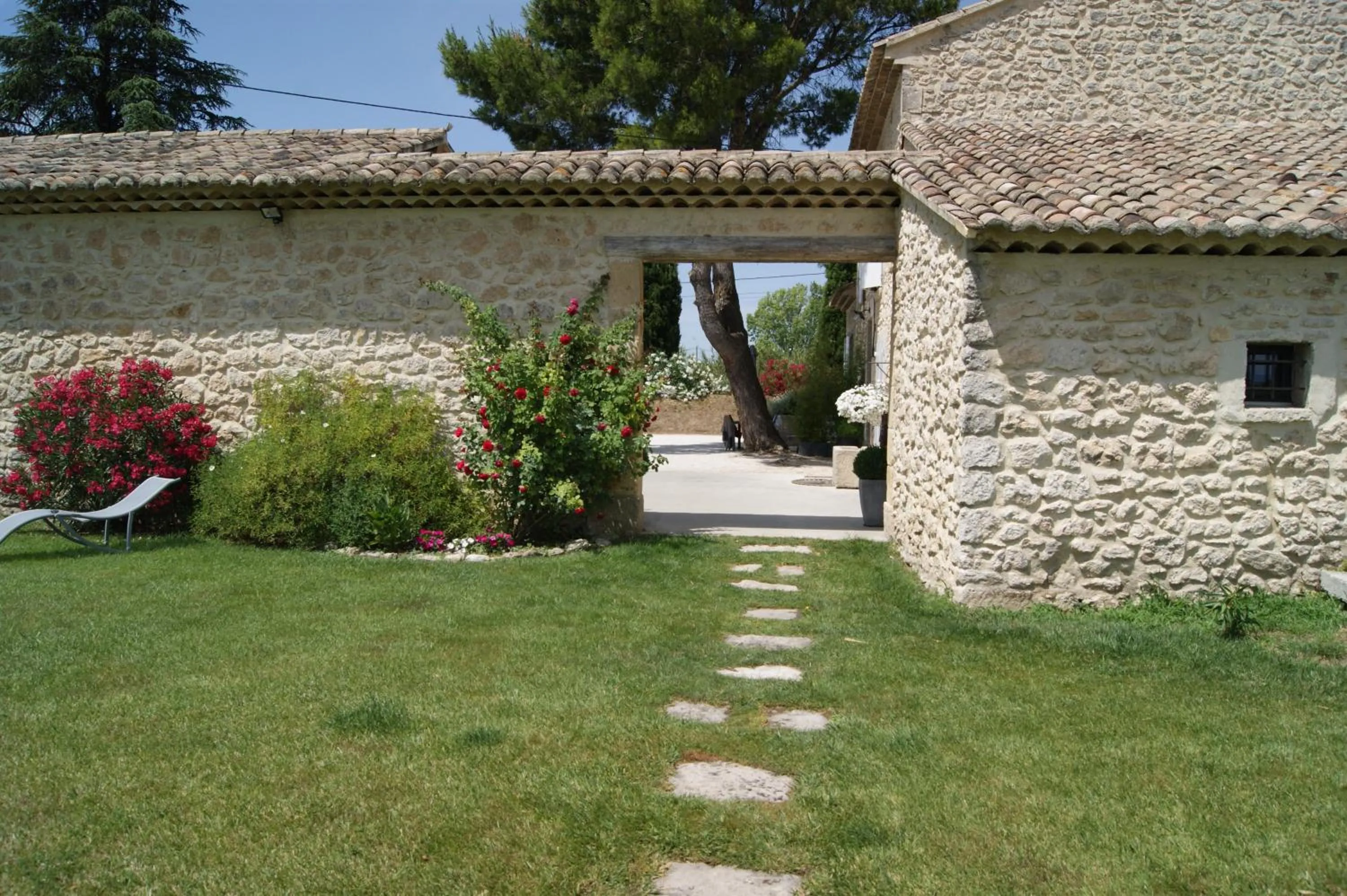 Garden in B&B dans Mas en pierres