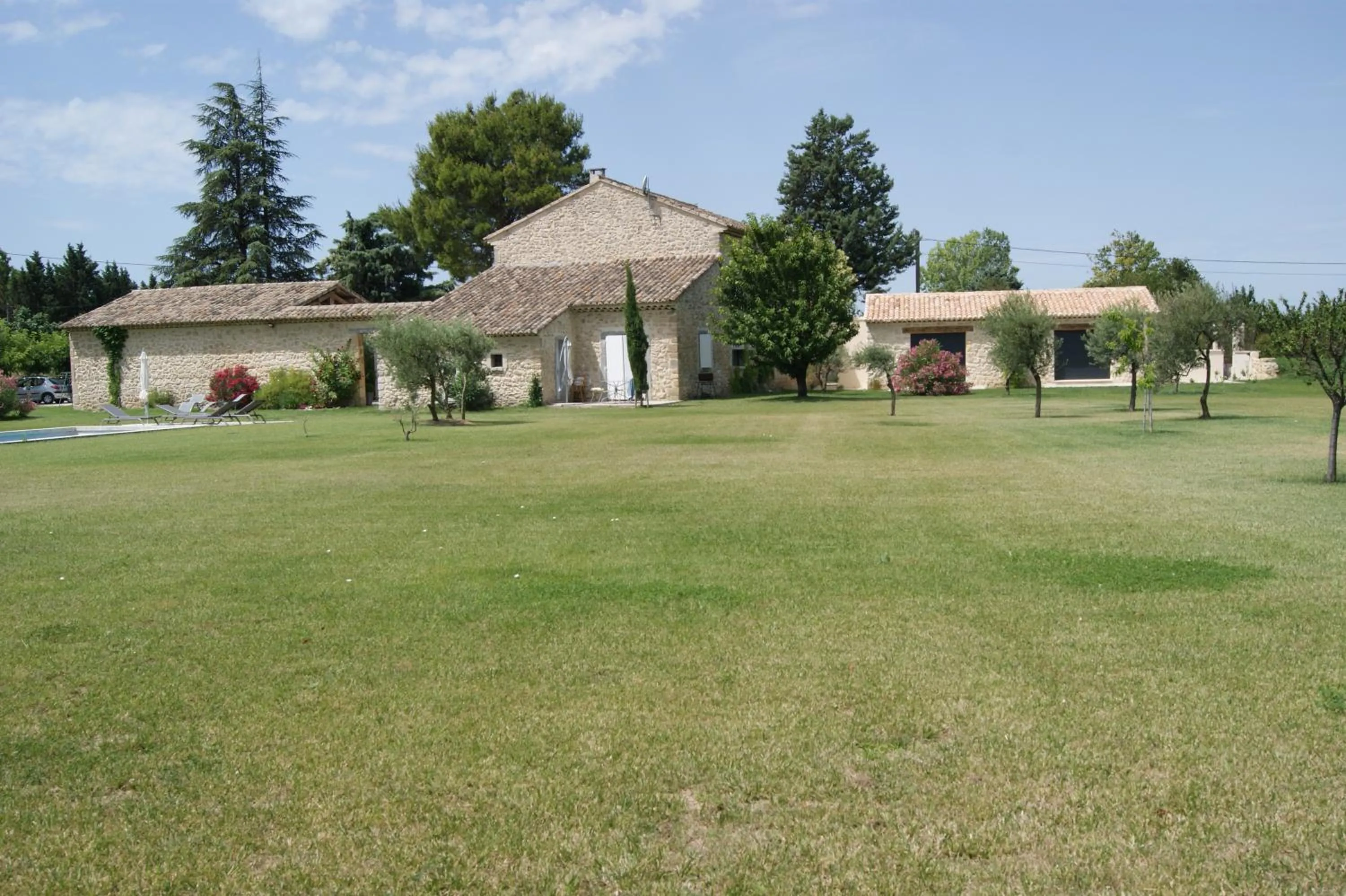 Garden in B&B dans Mas en pierres