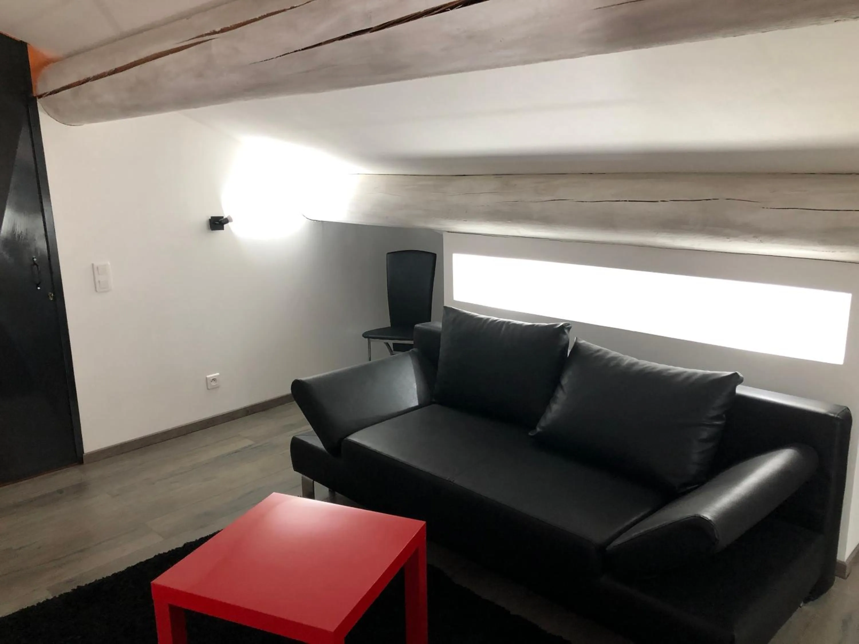 Seating area in B&B dans Mas en pierres