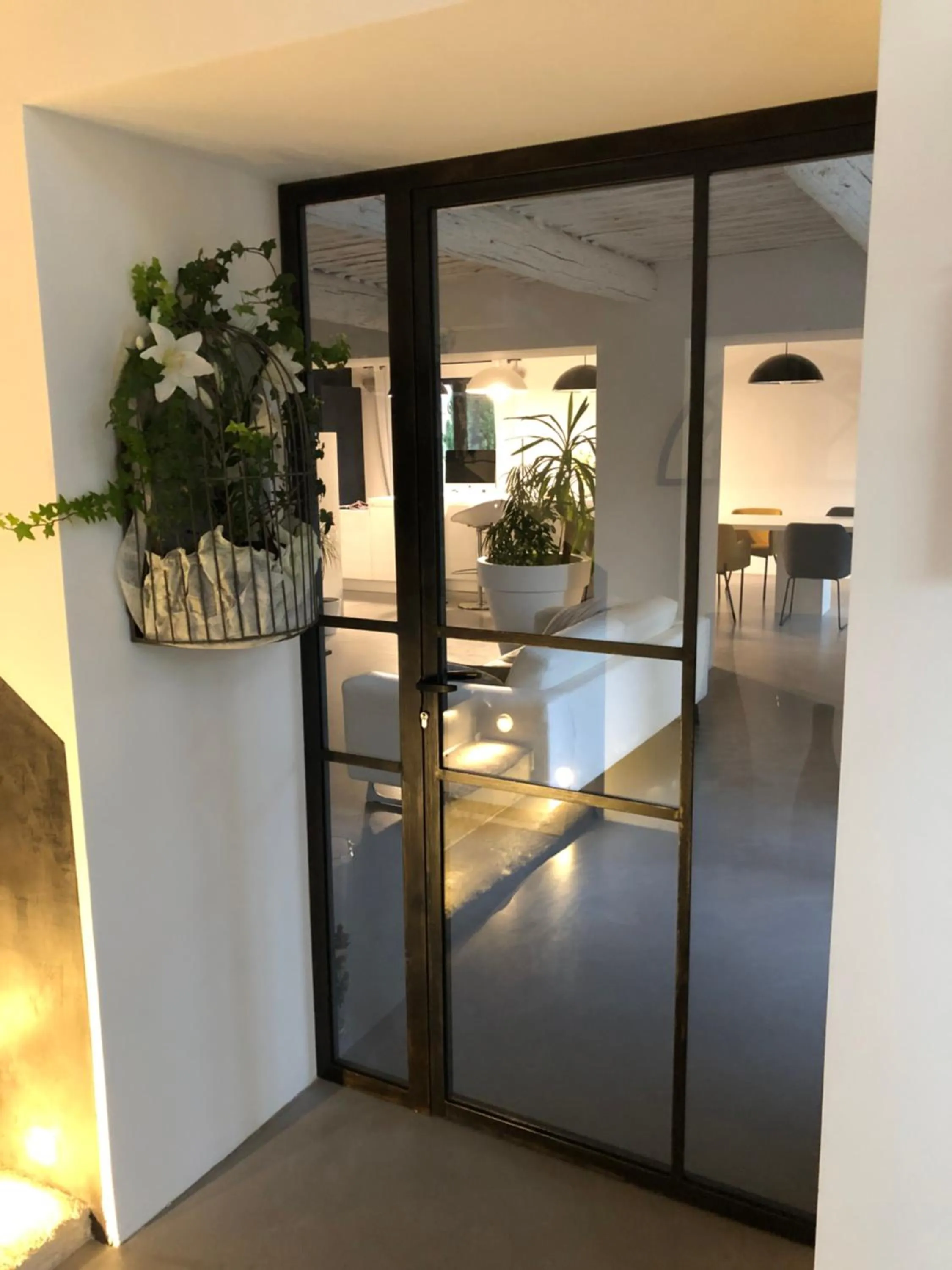 Lobby or reception in B&B dans Mas en pierres