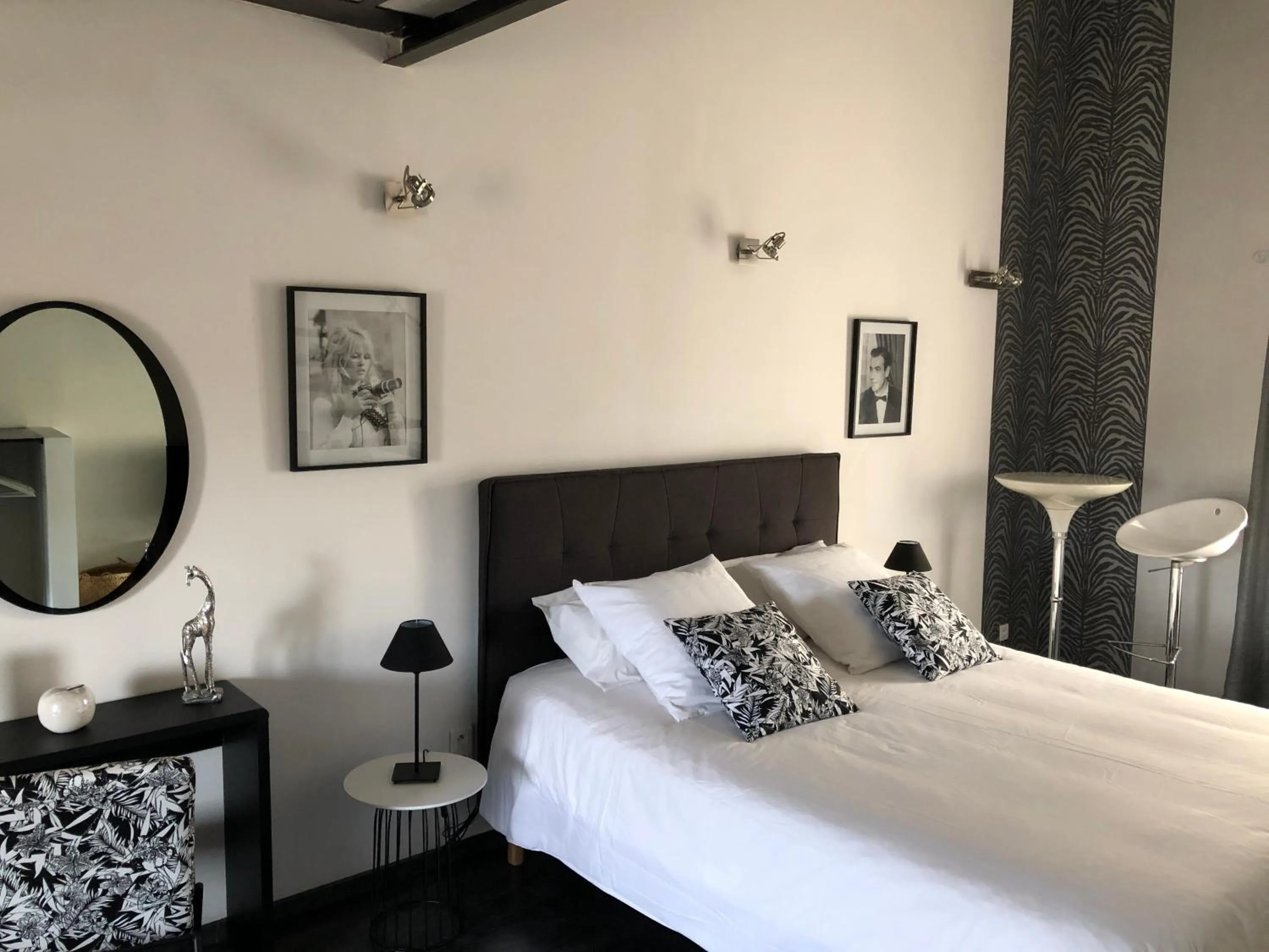 Bedroom in B&B dans Mas en pierres