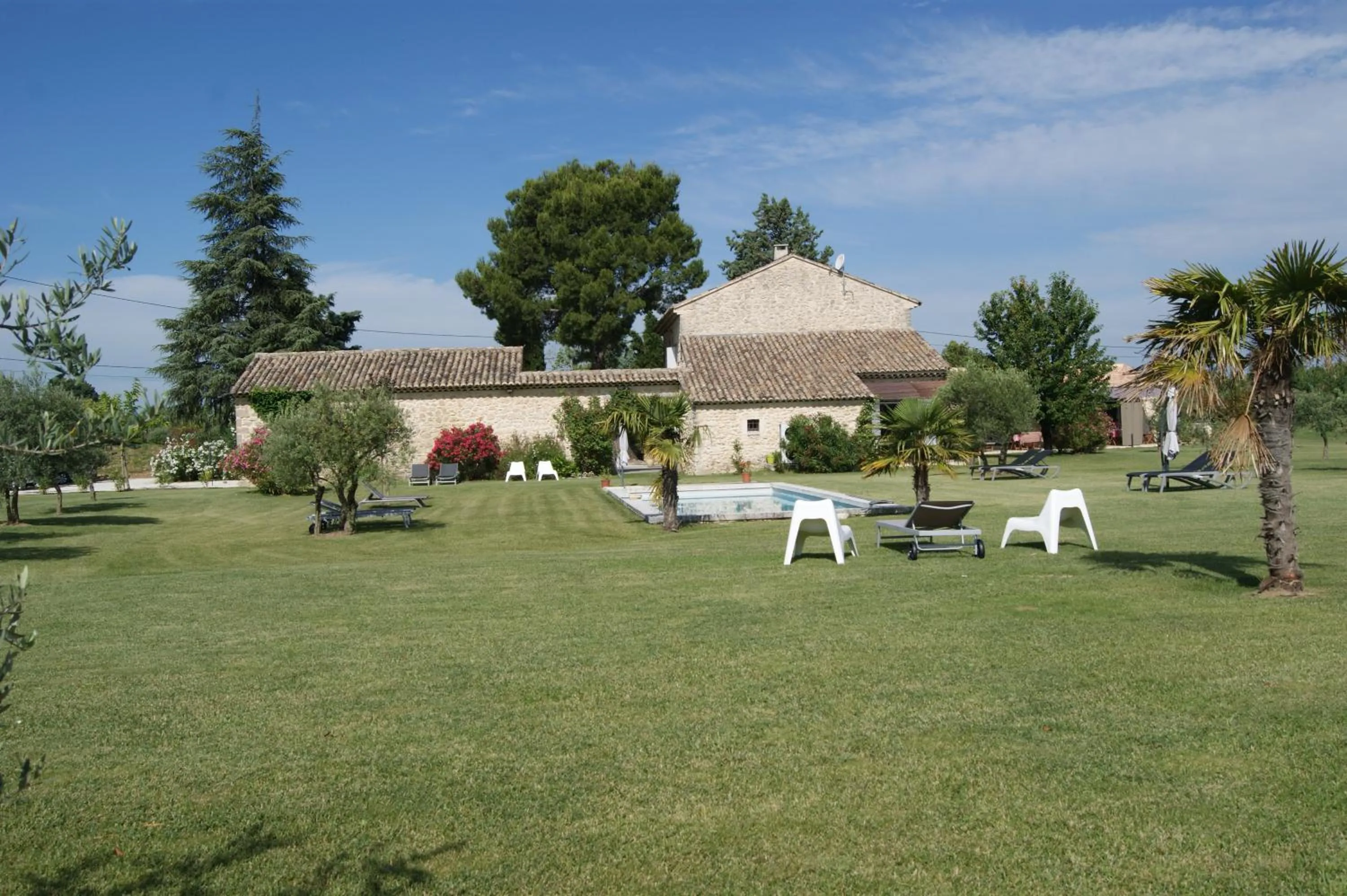 Garden in B&B dans Mas en pierres