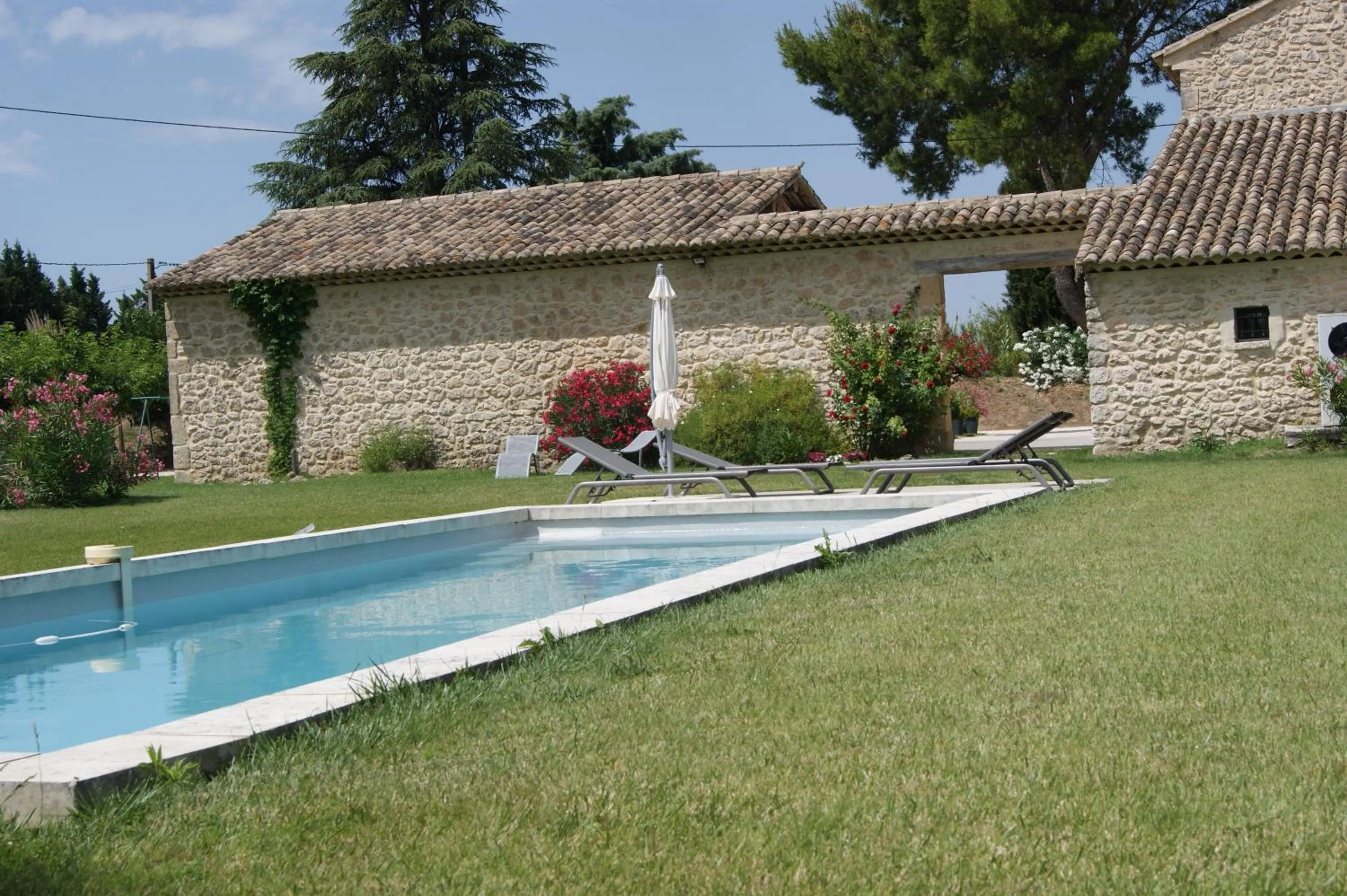 Garden in B&B dans Mas en pierres