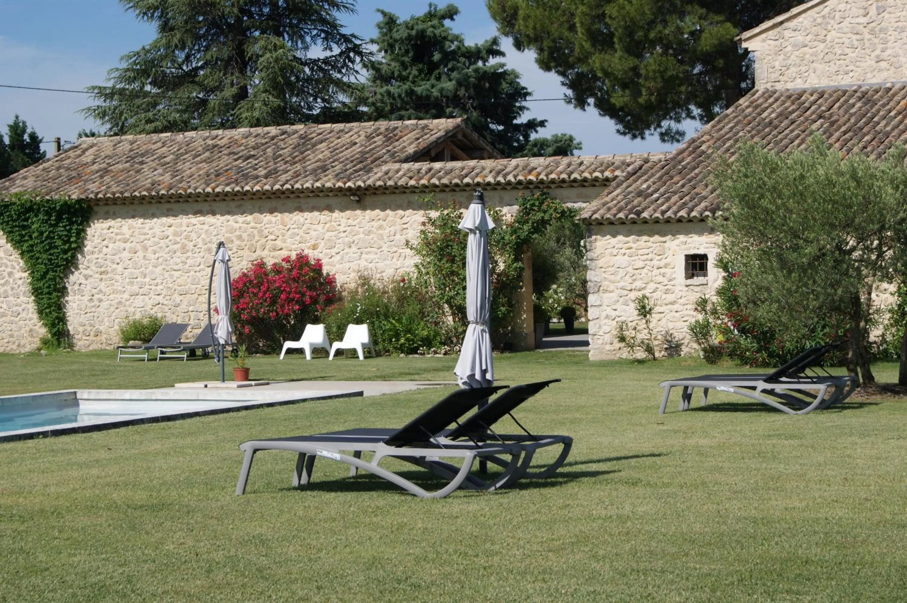 Garden in B&B dans Mas en pierres