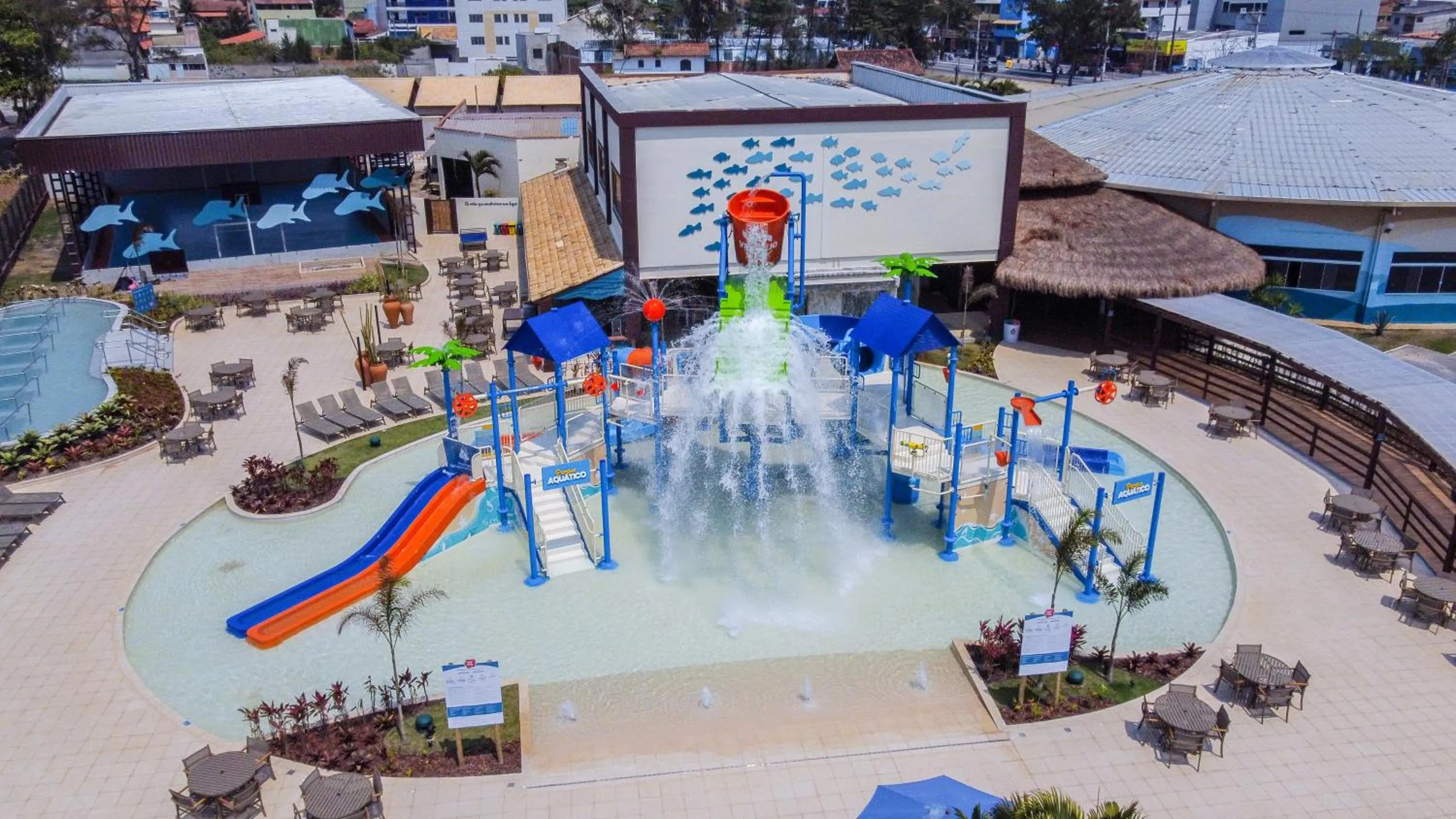 Aqua park in Hotel Vilarejo Praia All Inclusive