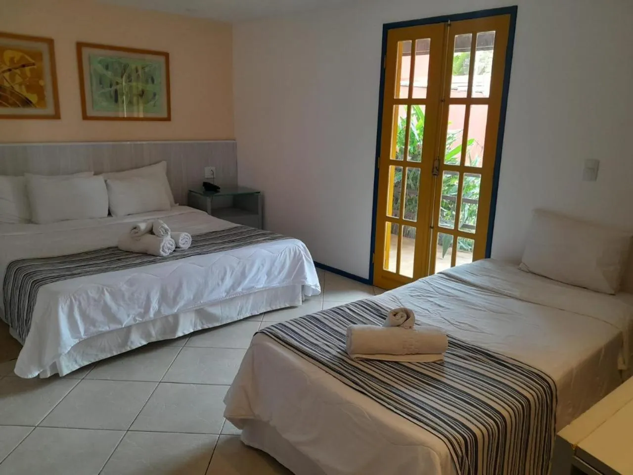 Bed in Hotel Vilarejo Praia All Inclusive