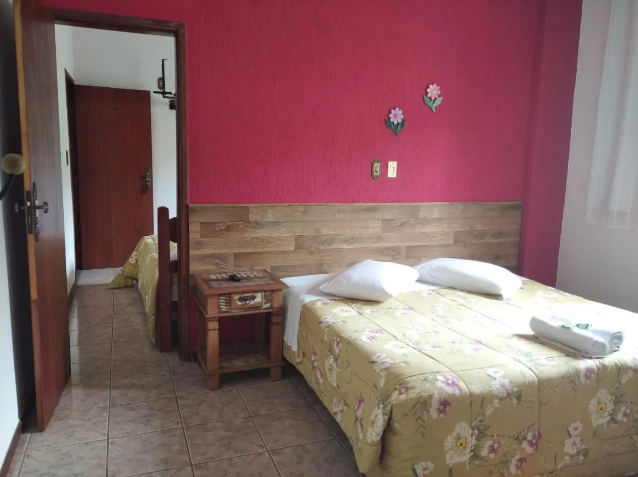 Bed in Pousada Aconchego de Minas