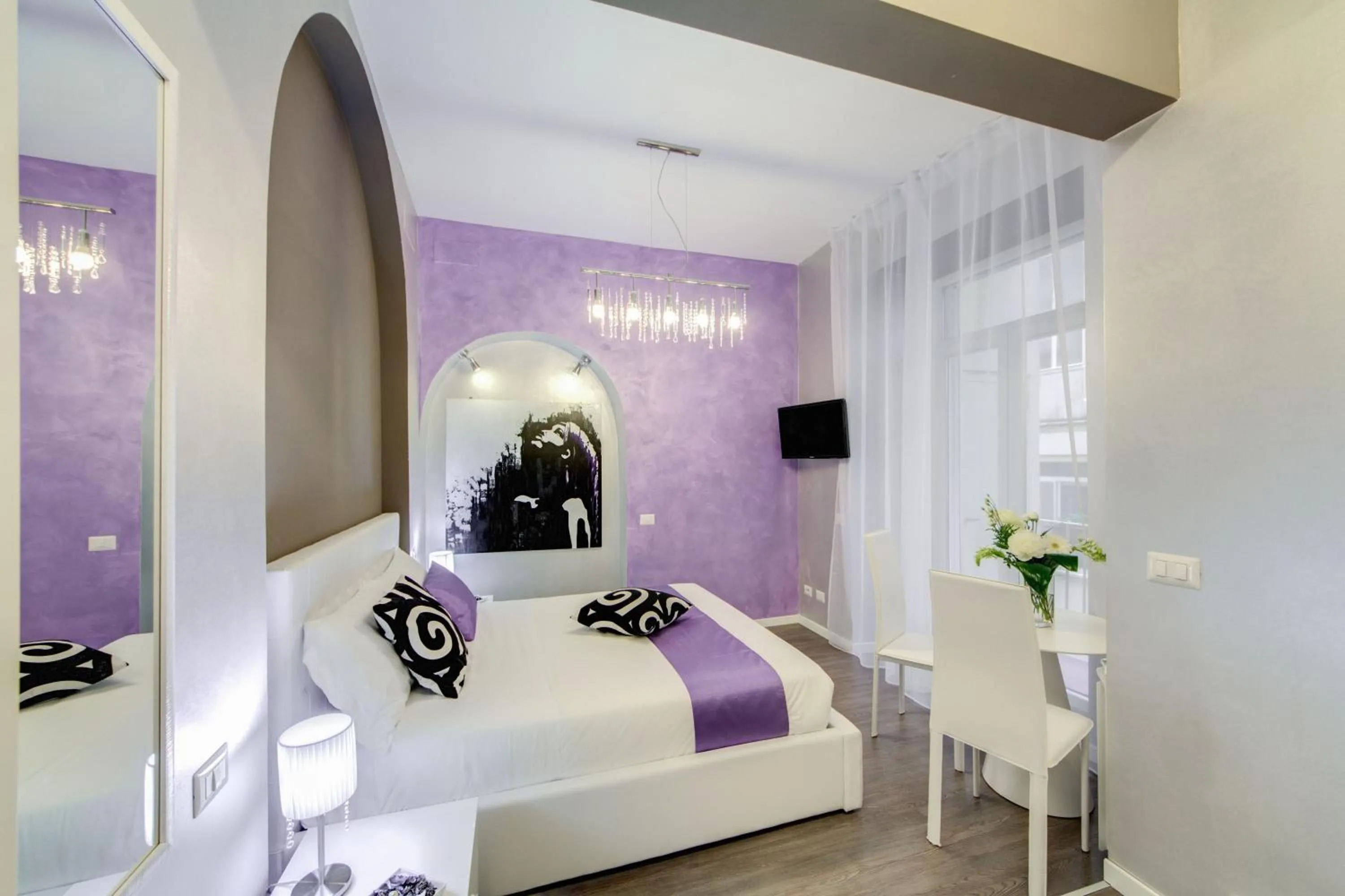 Photo of the whole room, Bed in B&B Colosseo Panoramic Rooms