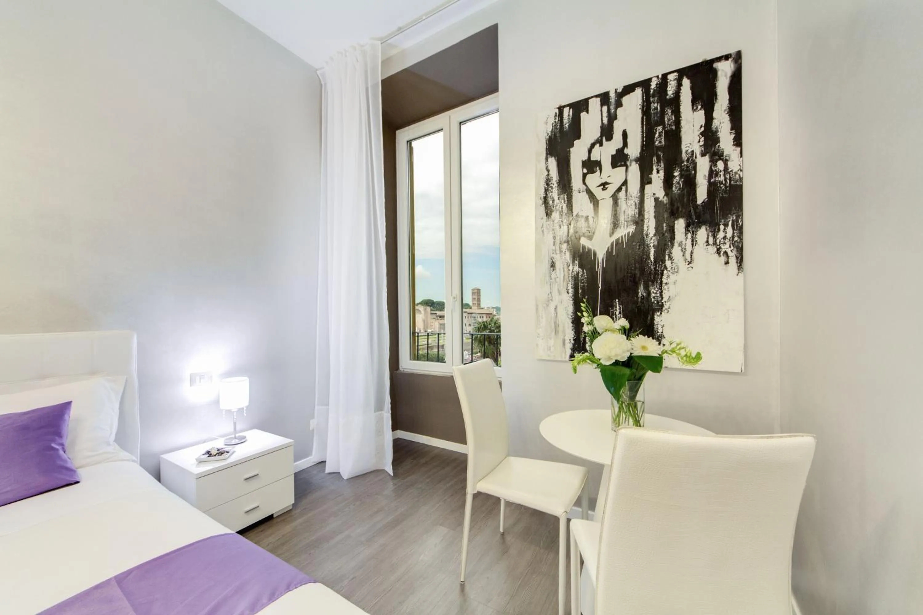 Photo of the whole room, Bed in B&B Colosseo Panoramic Rooms