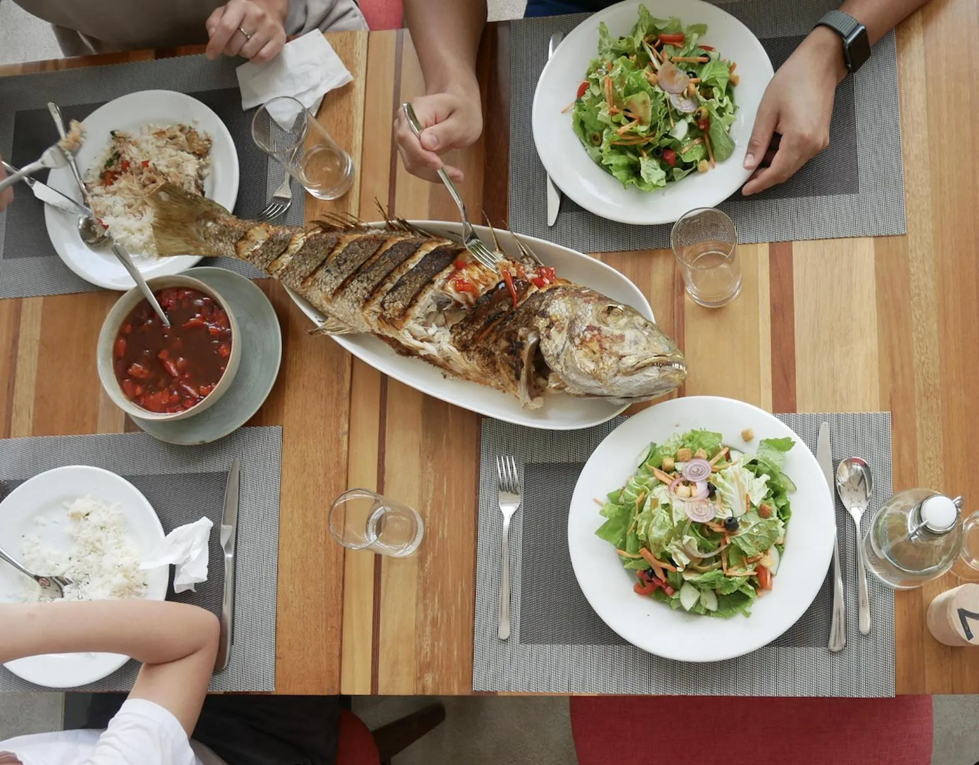 Food in Ranthari Hotel and Spa Ukulhas Maldives