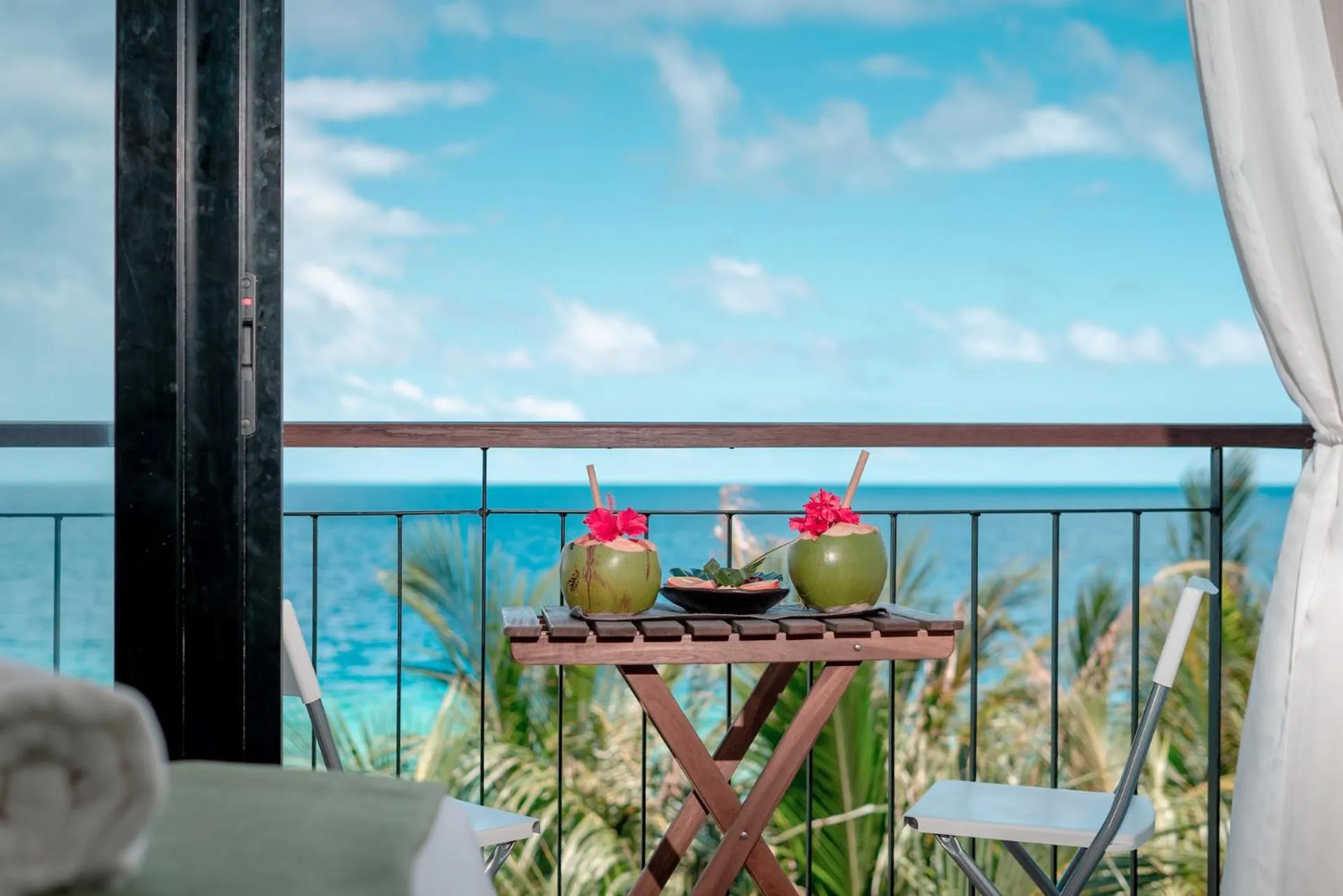 Balcony/Terrace in Ranthari Hotel and Spa Ukulhas Maldives
