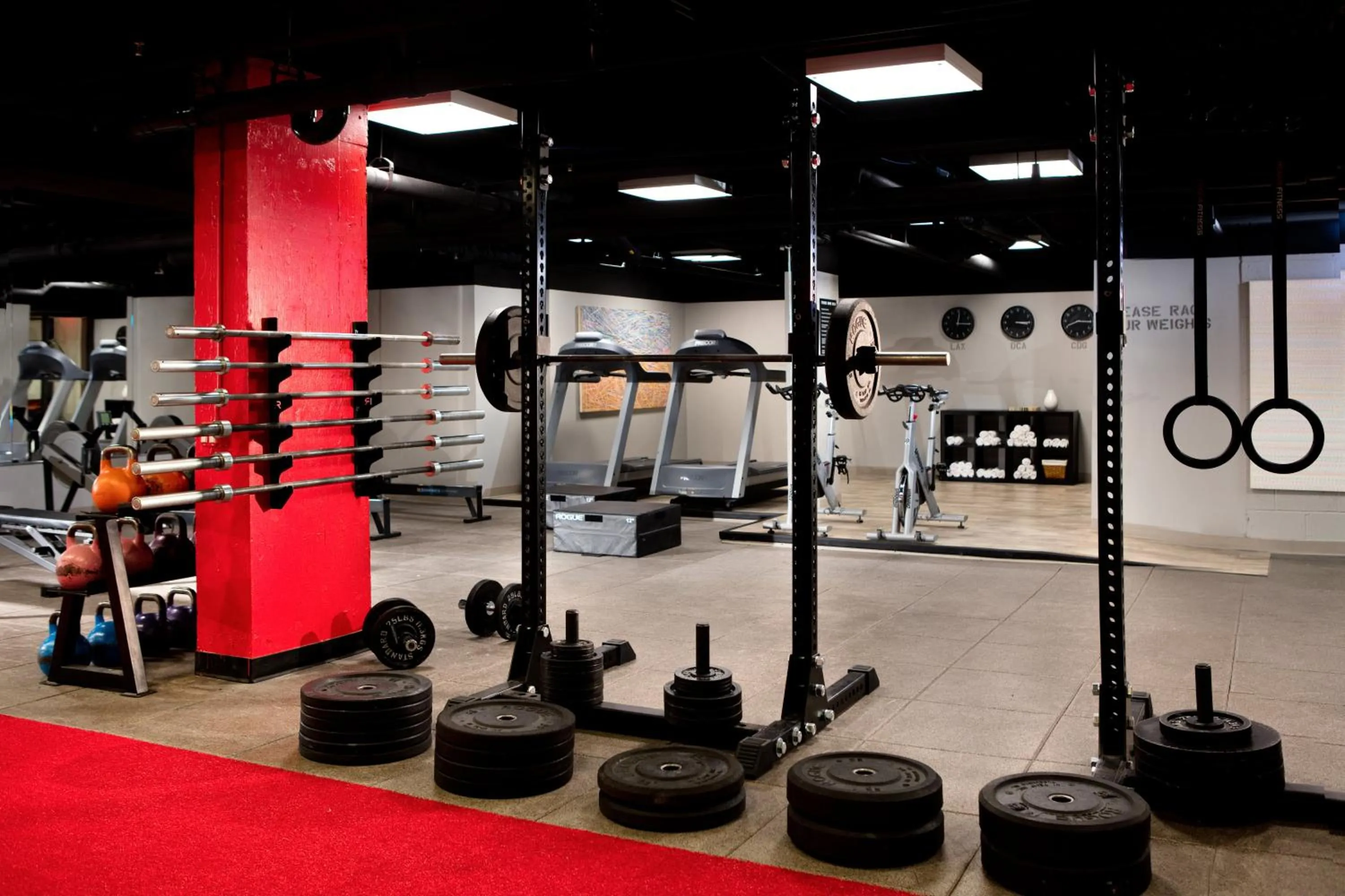 Fitness centre/facilities in Glover Park Hotel Georgetown