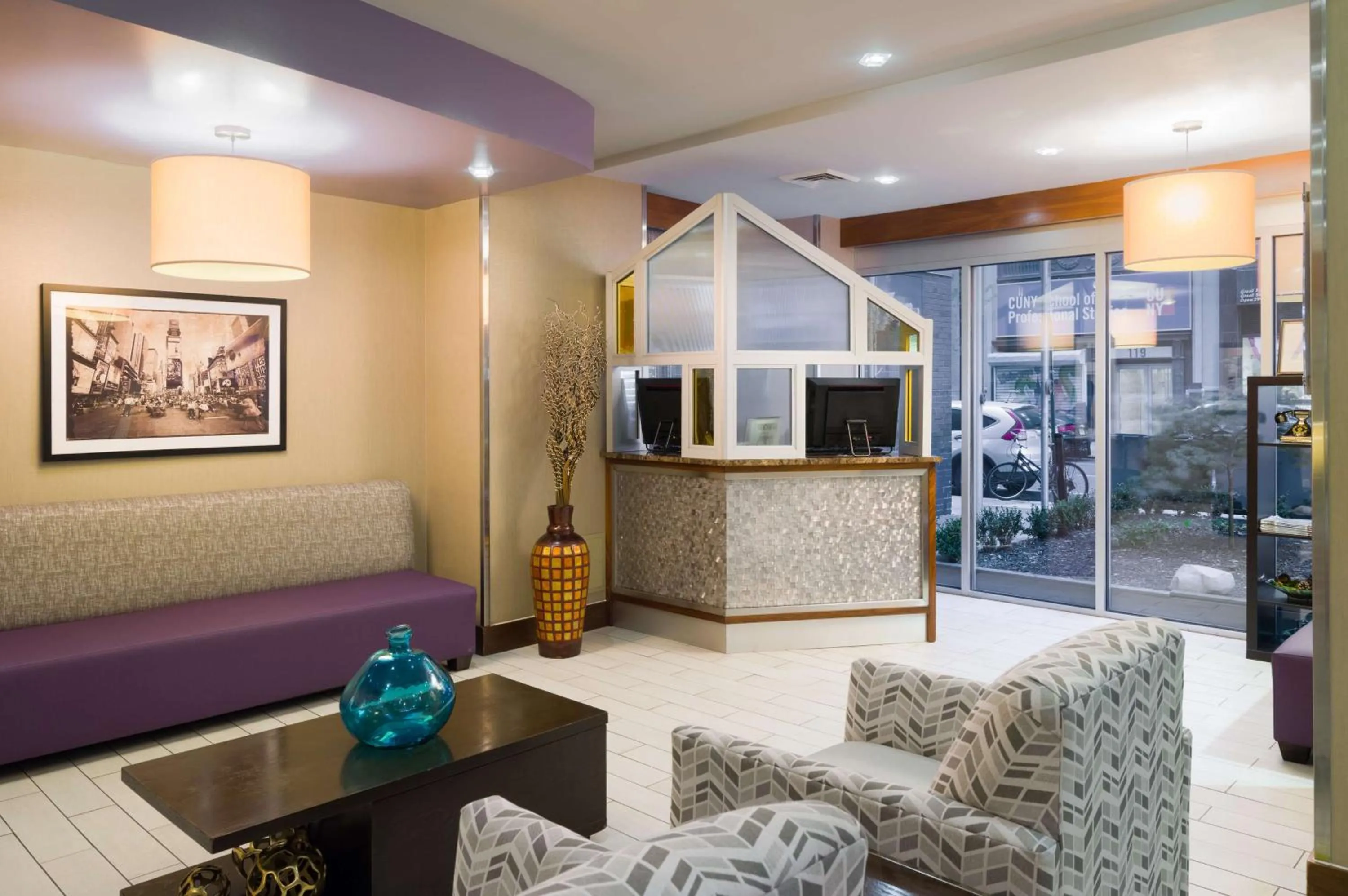 Lobby or reception in Hampton Inn Madison Square Garden