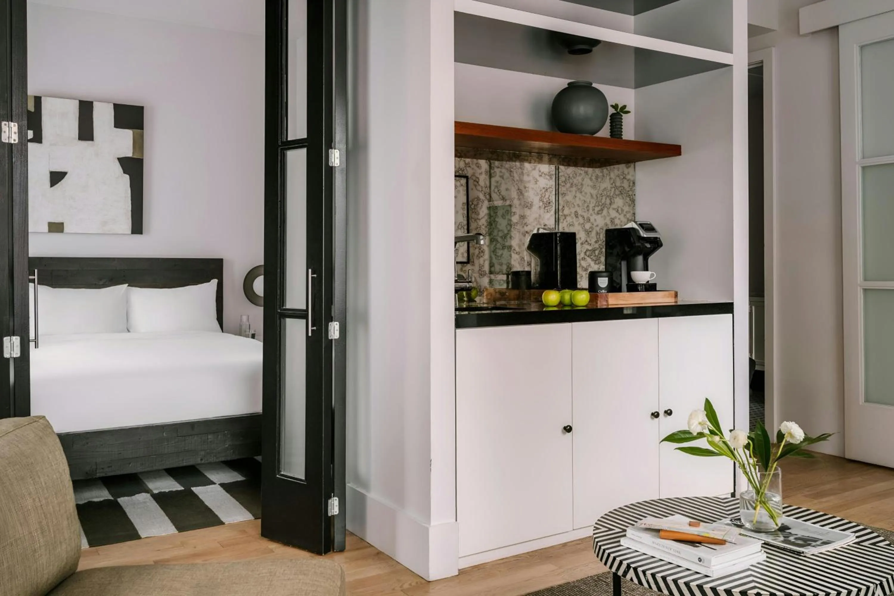 Bedroom in Duane Street Hotel Tribeca, Sonder by Marriott Bonvoy