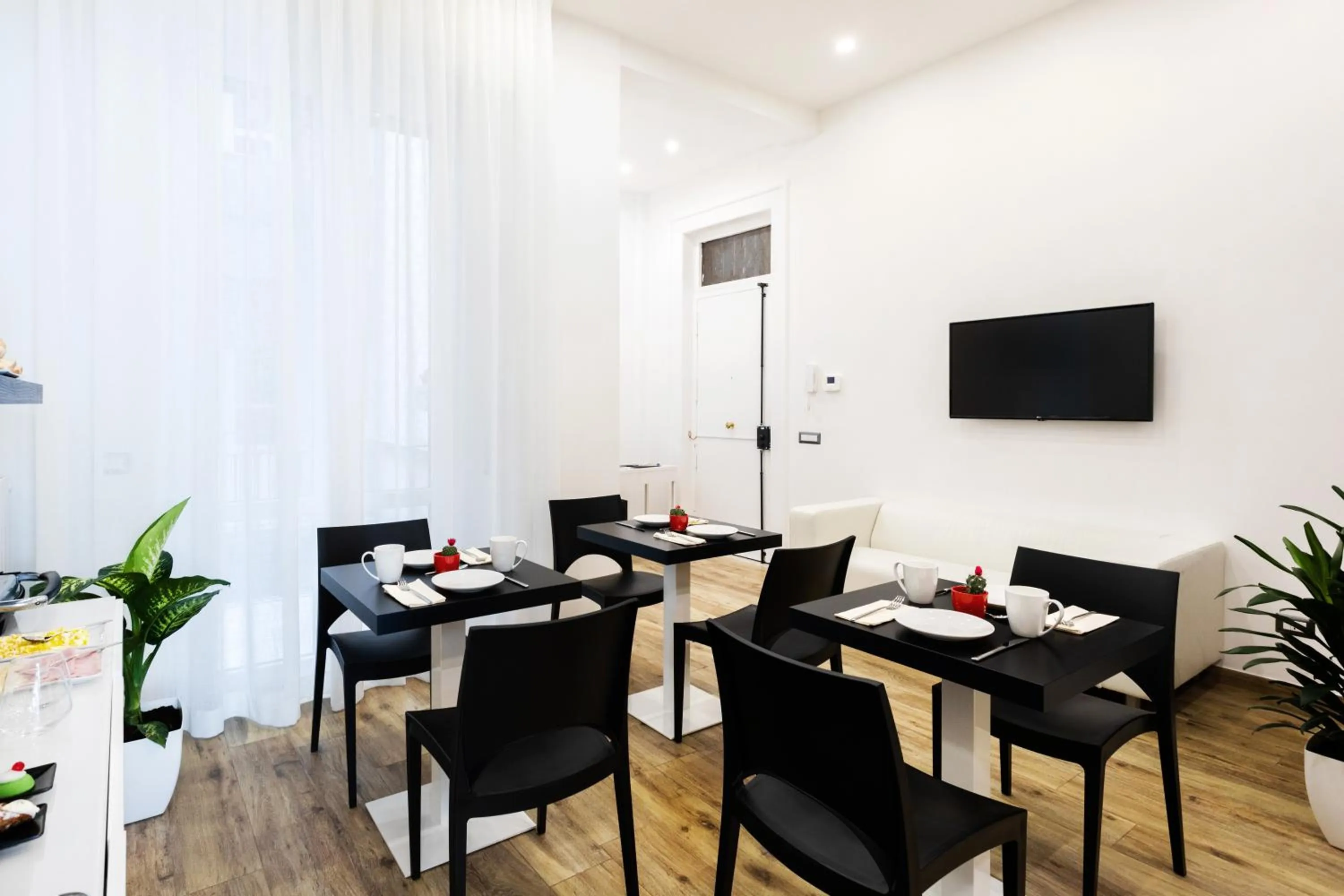 Communal kitchen in Lighea aqua suites and breakfast