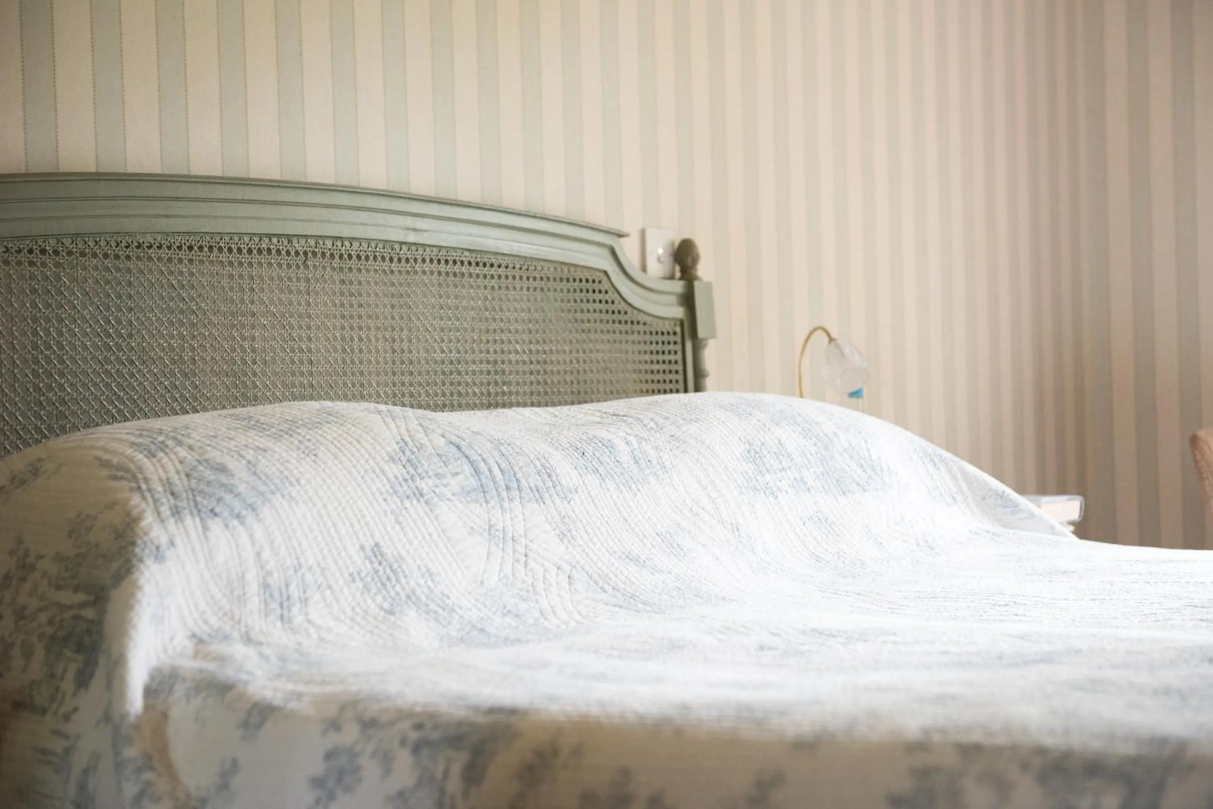 Bed in Plumber Manor Hotel