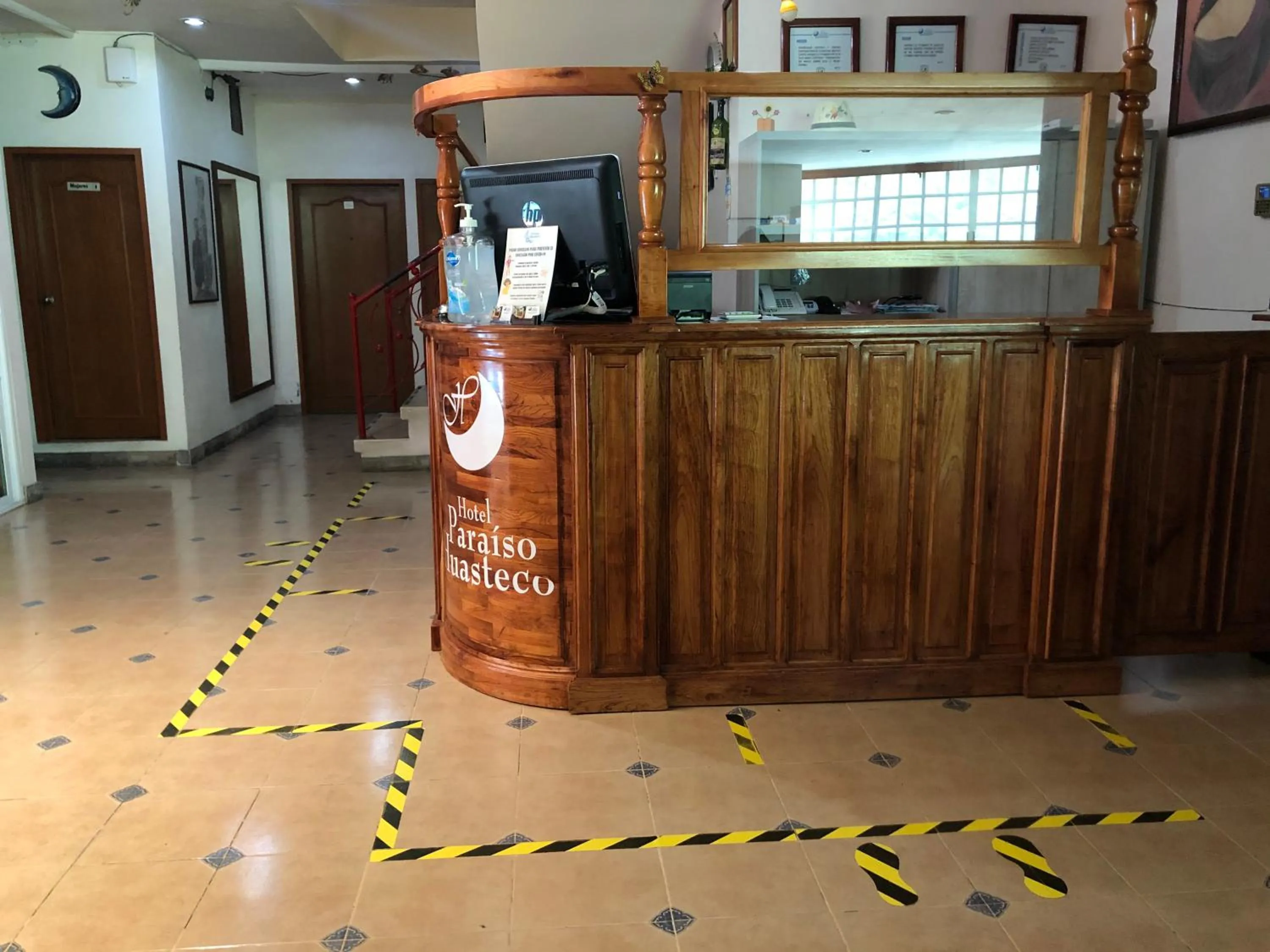 Lobby or reception in Hotel Paraiso Huasteco