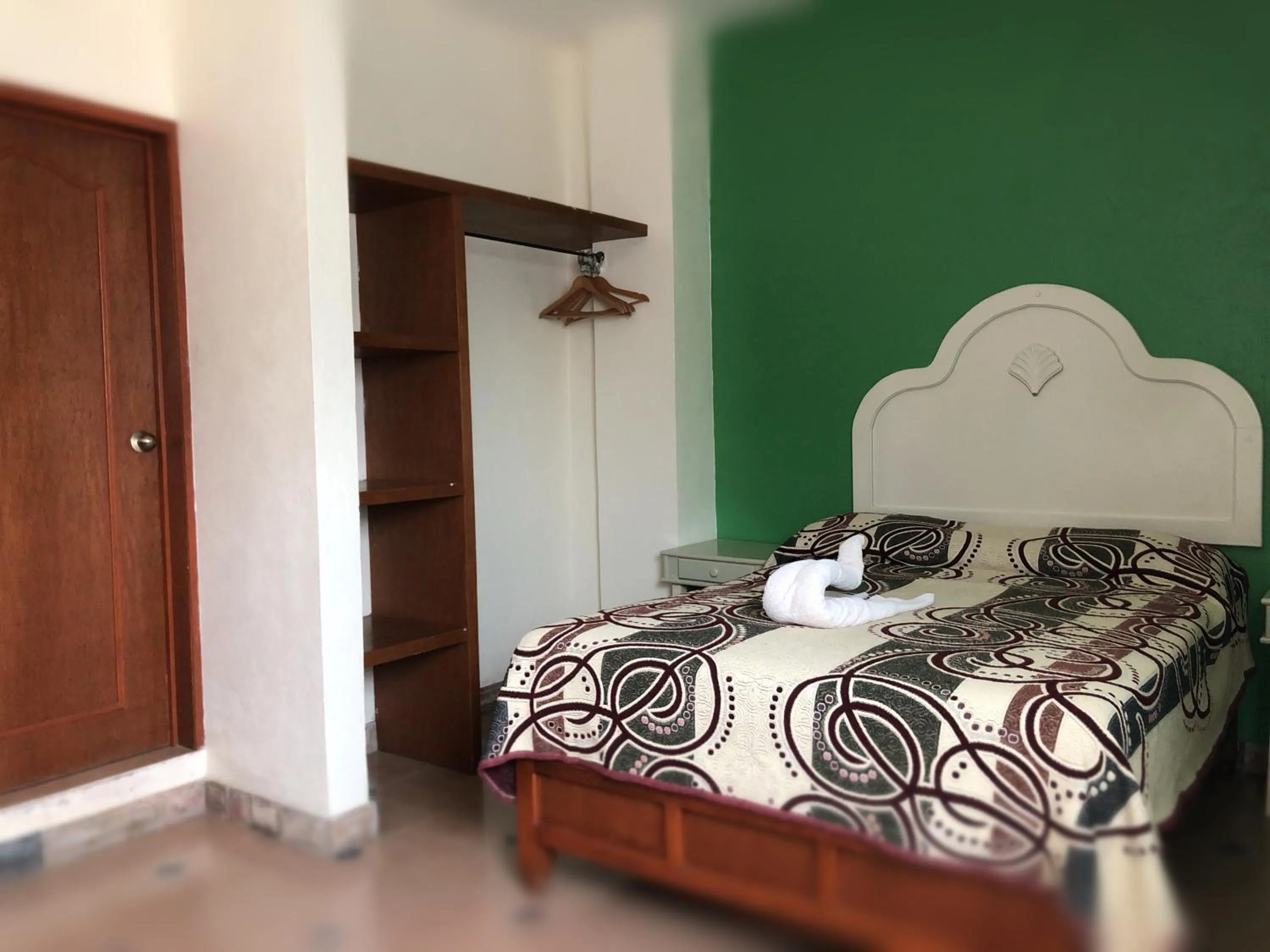 Bed in Hotel Paraiso Huasteco