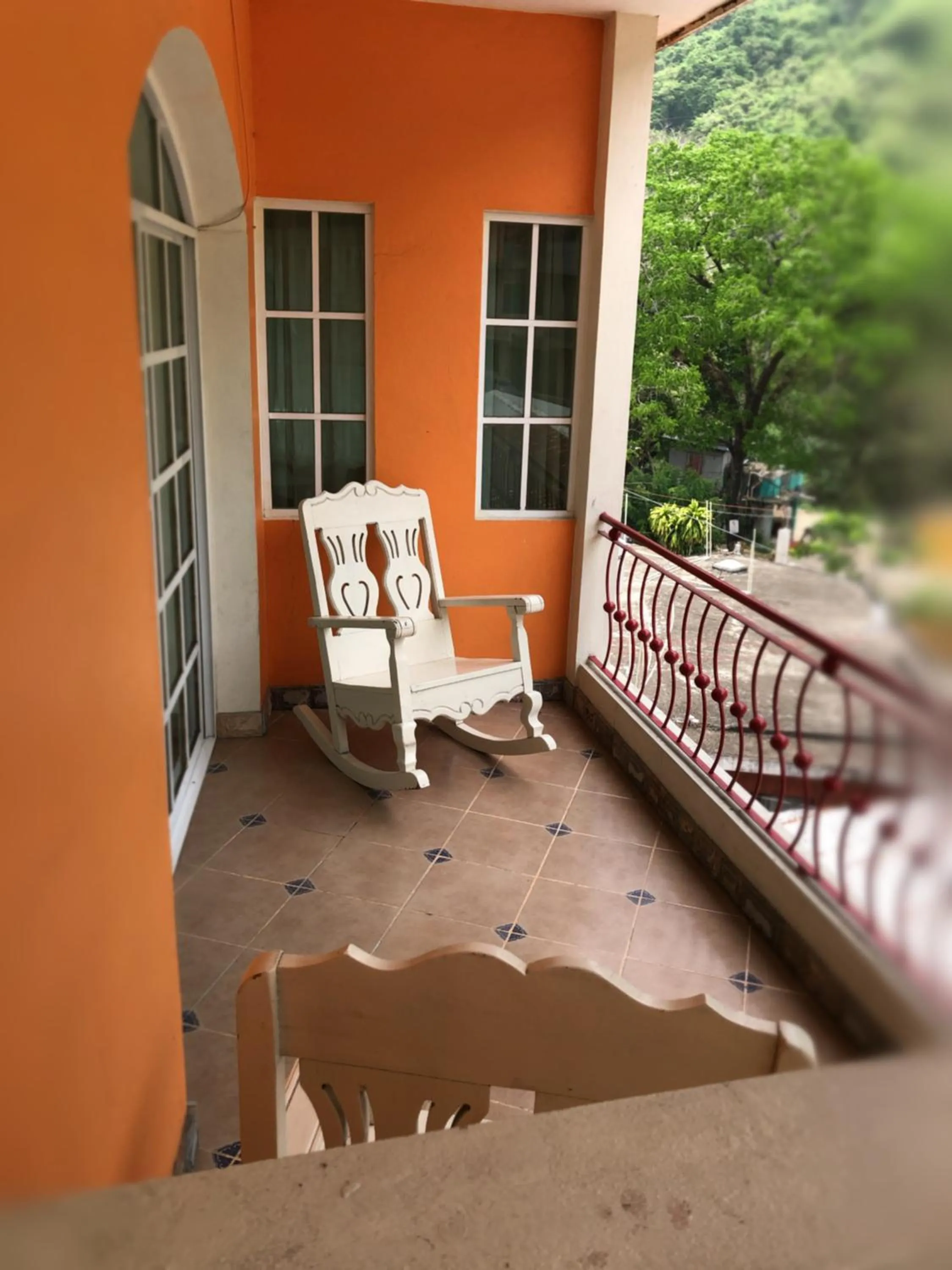 Balcony/Terrace in Hotel Paraiso Huasteco