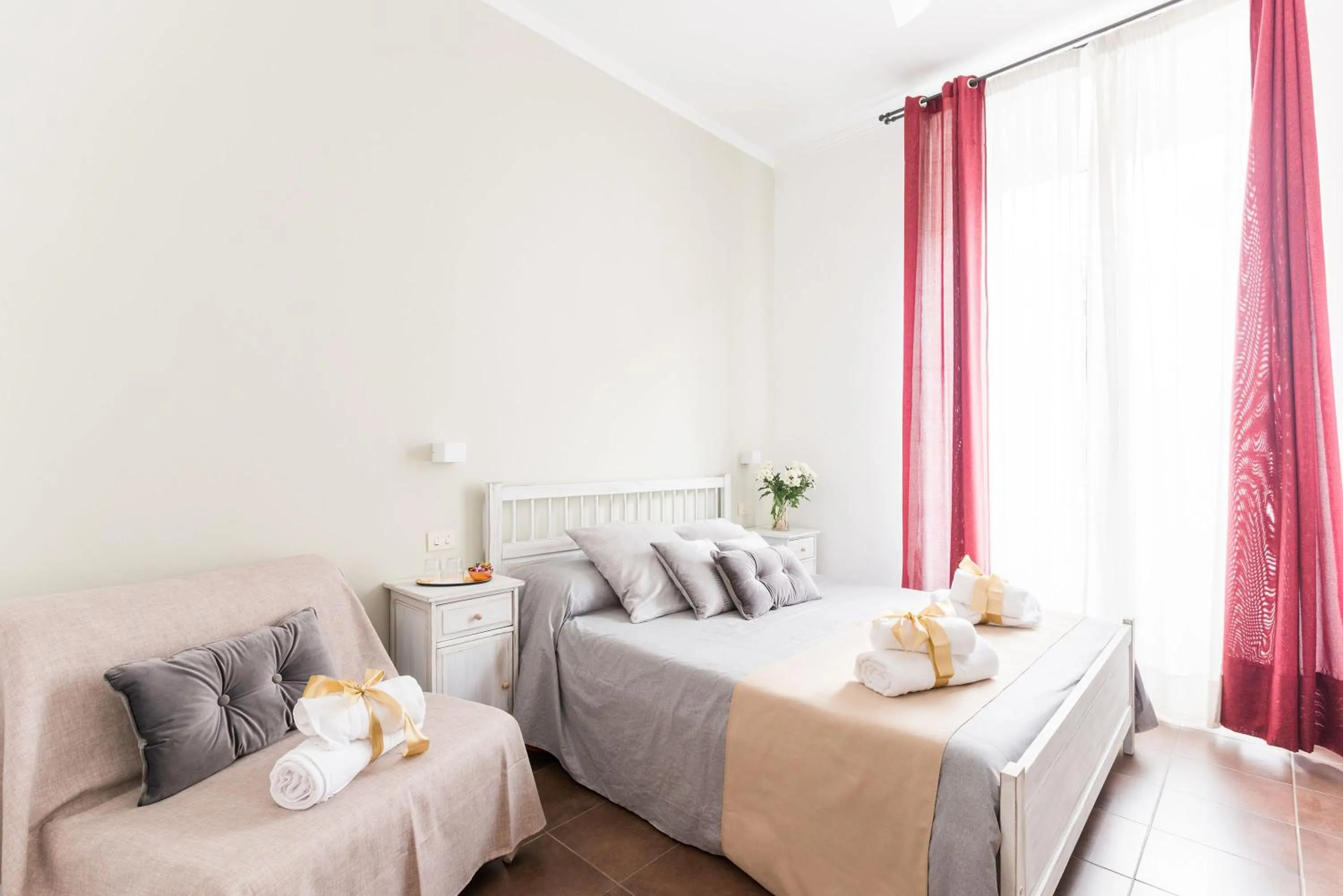 Bed in Domus Victoria Guest House